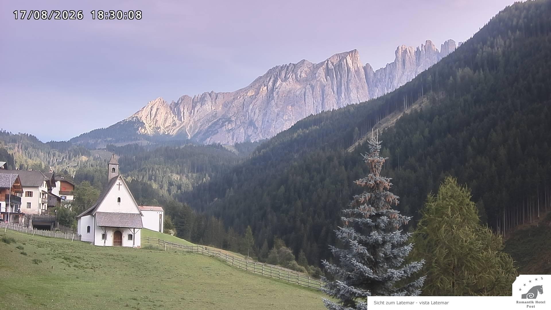 Archiv Foto Webcam Welschnofen: Romantik Hotel Post