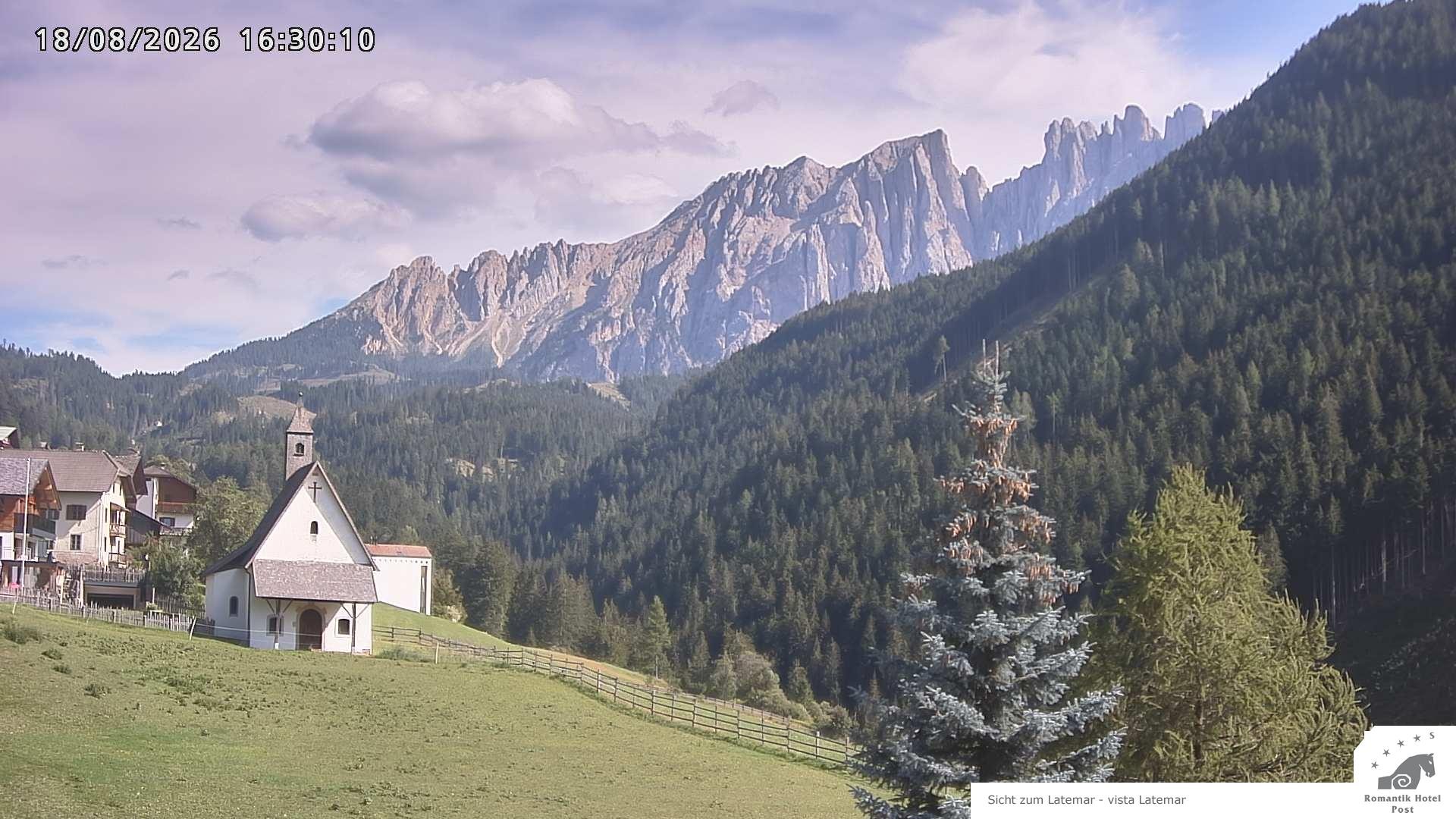 Archiv Foto Webcam Welschnofen: Romantik Hotel Post