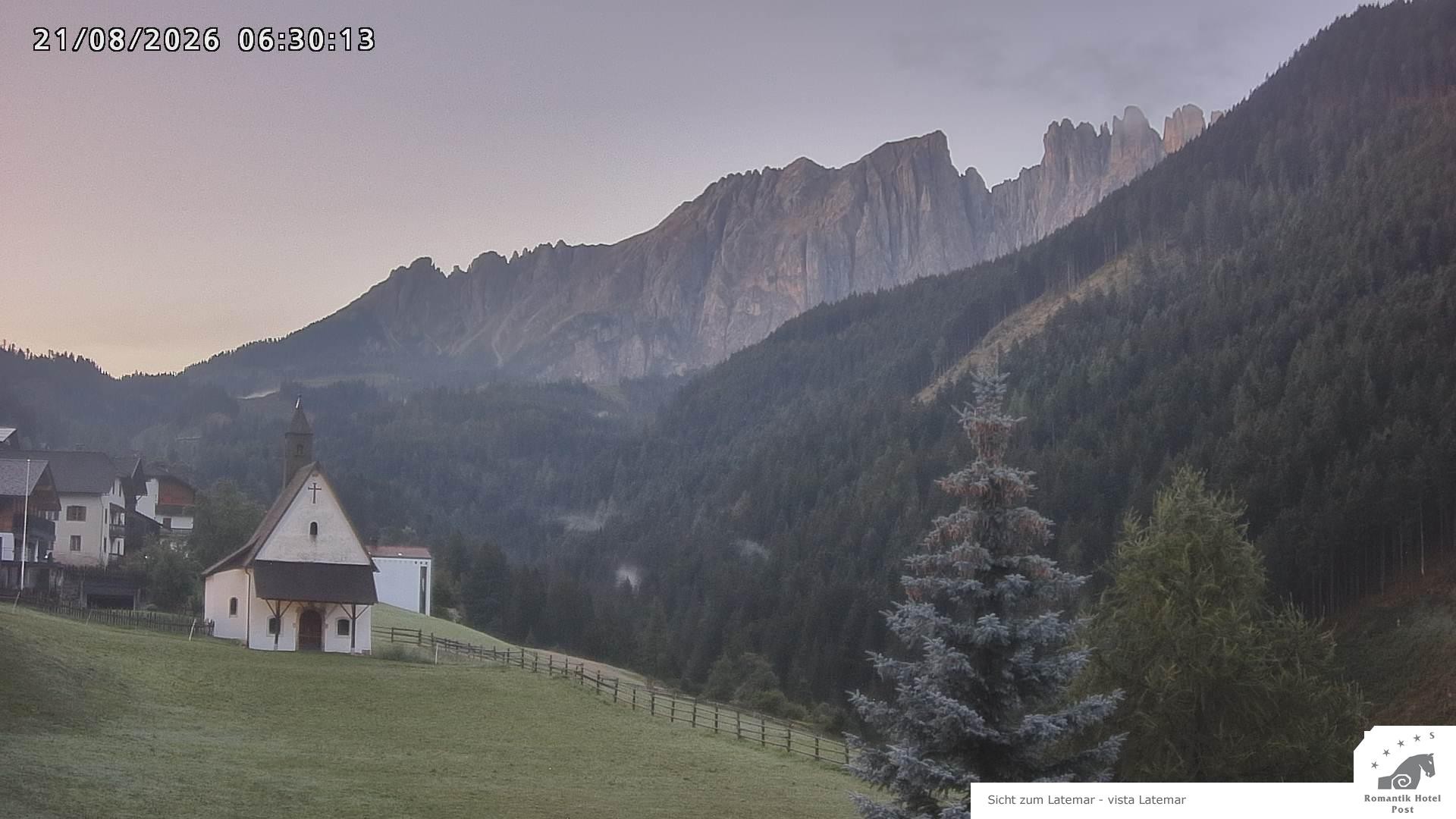Archiv Foto Webcam Welschnofen: Romantik Hotel Post