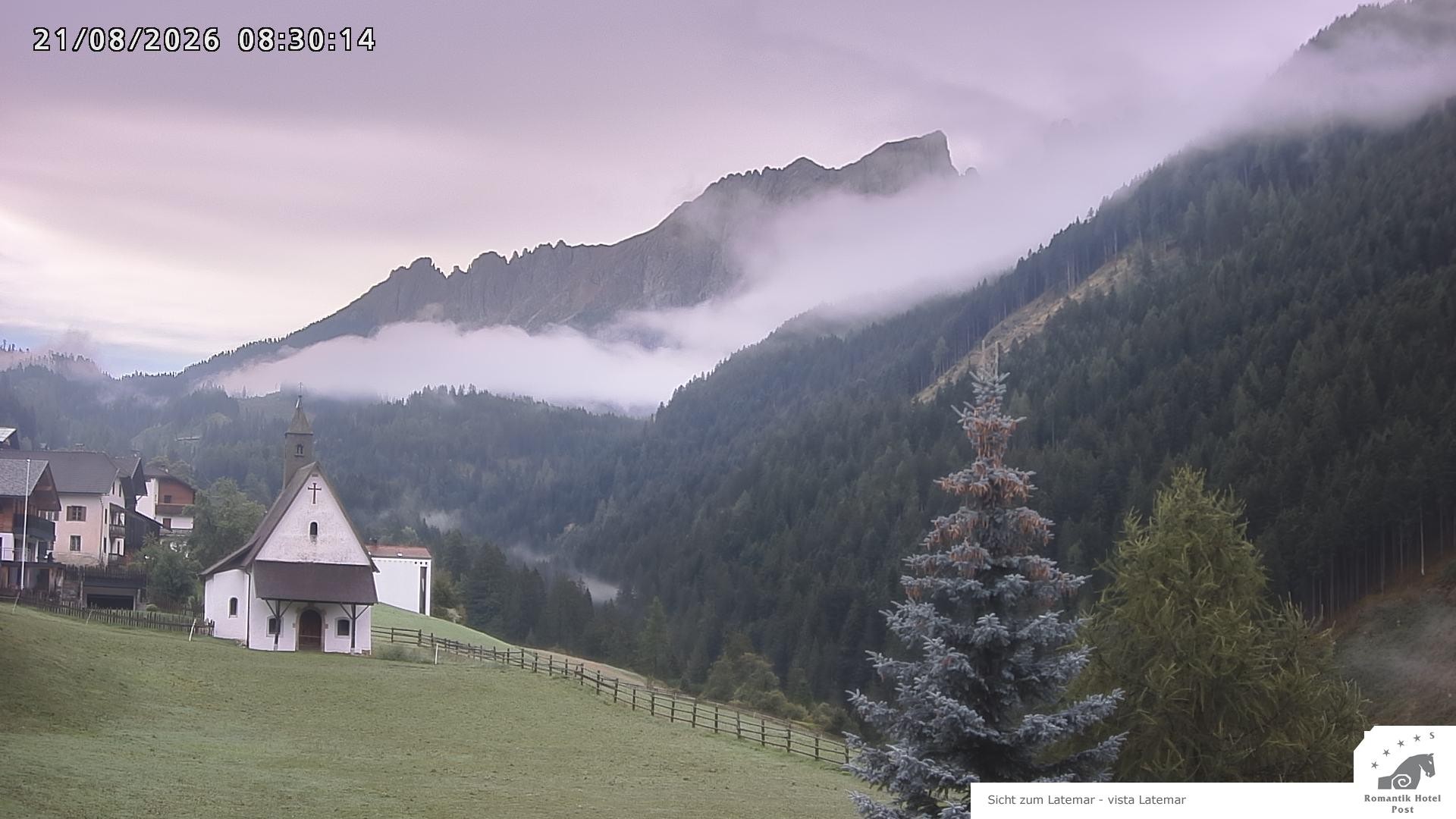 Archiv Foto Webcam Welschnofen: Romantik Hotel Post