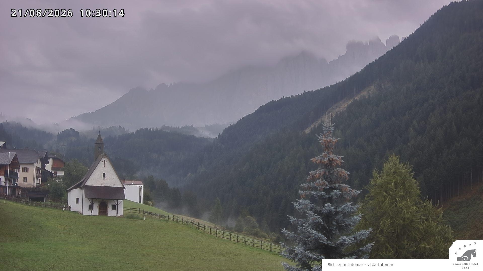 Archiv Foto Webcam Welschnofen: Romantik Hotel Post