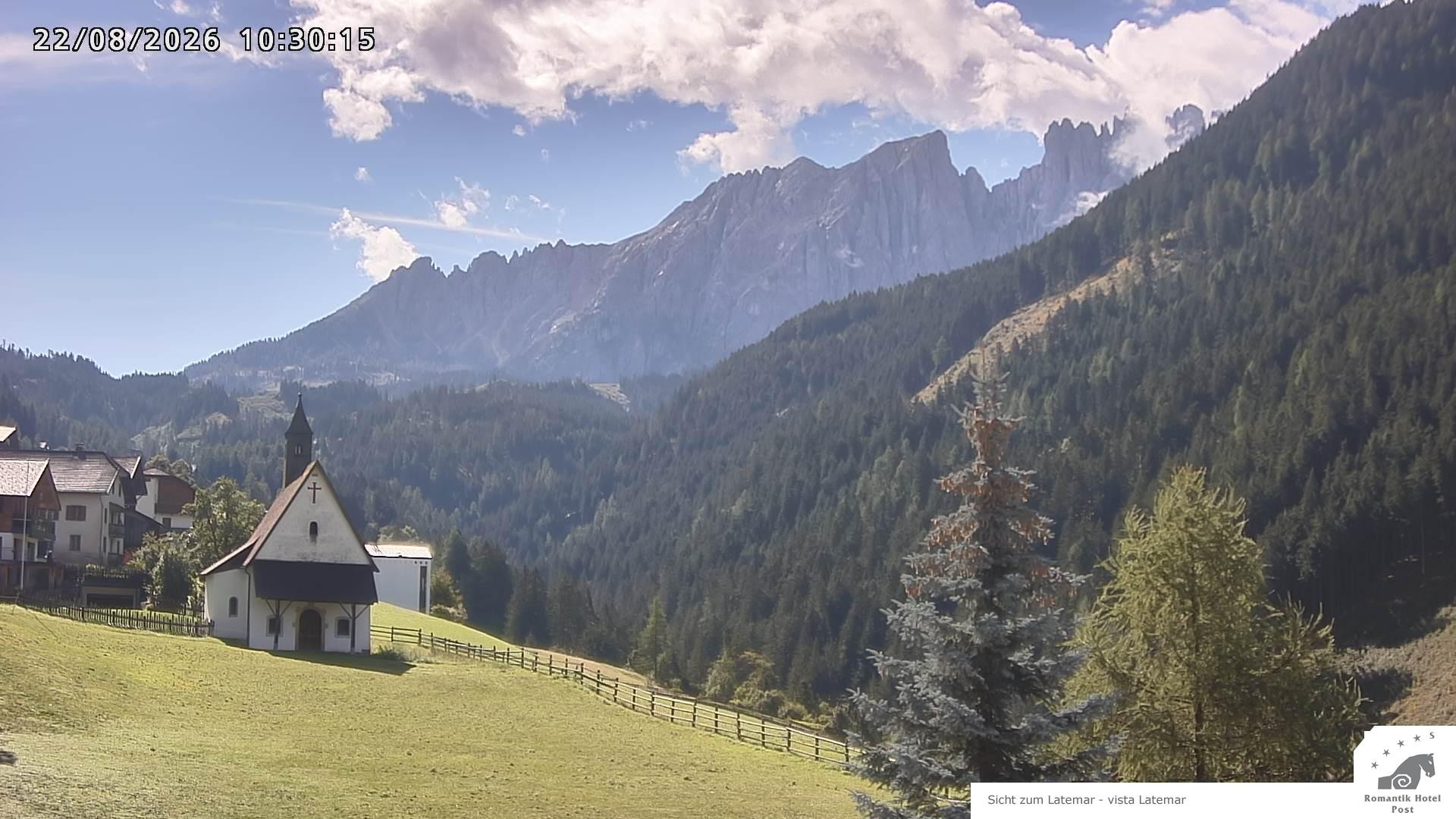 Archiv Foto Webcam Welschnofen: Romantik Hotel Post