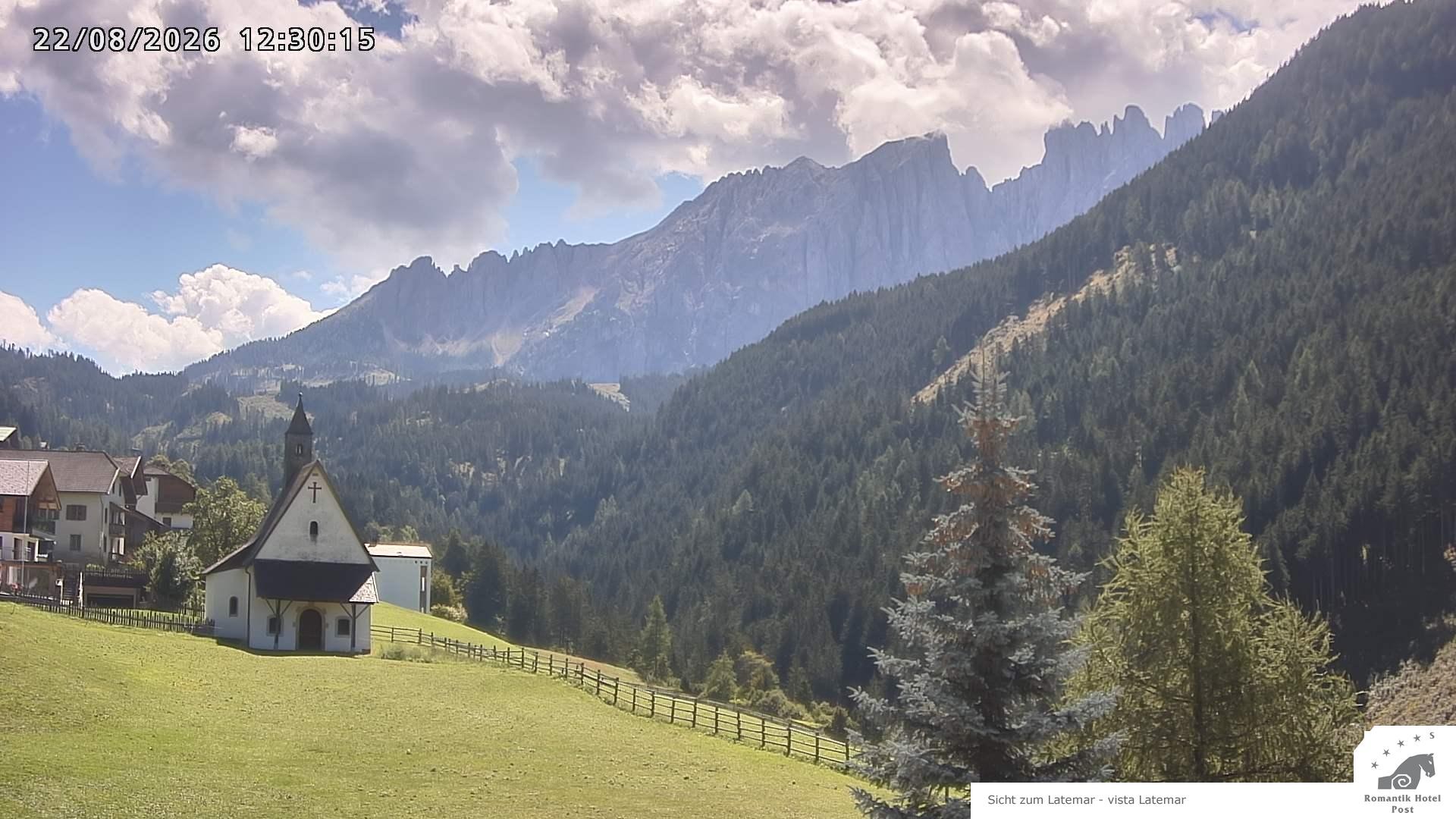 Archiv Foto Webcam Welschnofen: Romantik Hotel Post