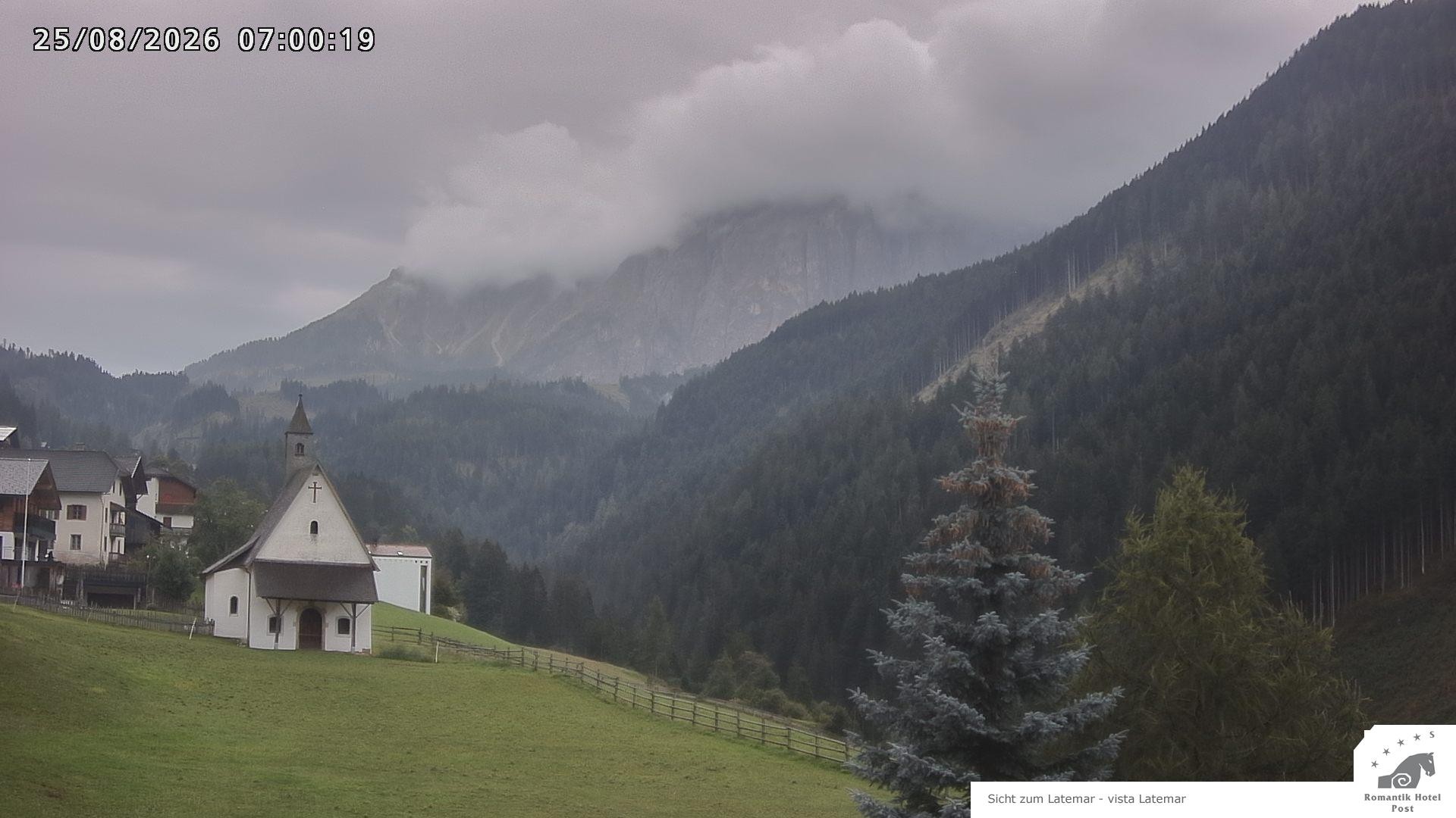 Archived image Webcam Welschnofen: Hotel Post