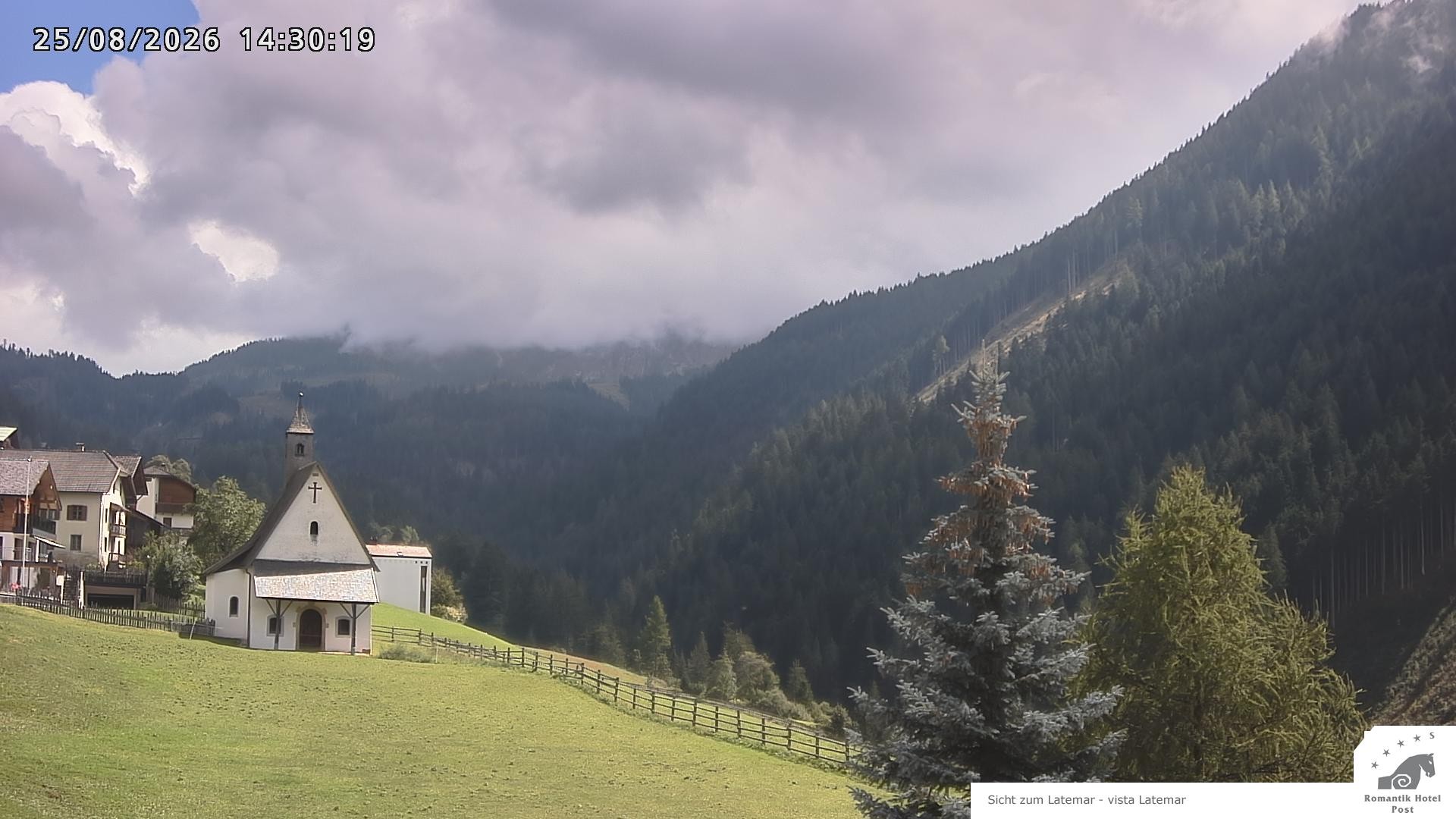 Archiv Foto Webcam Welschnofen: Romantik Hotel Post