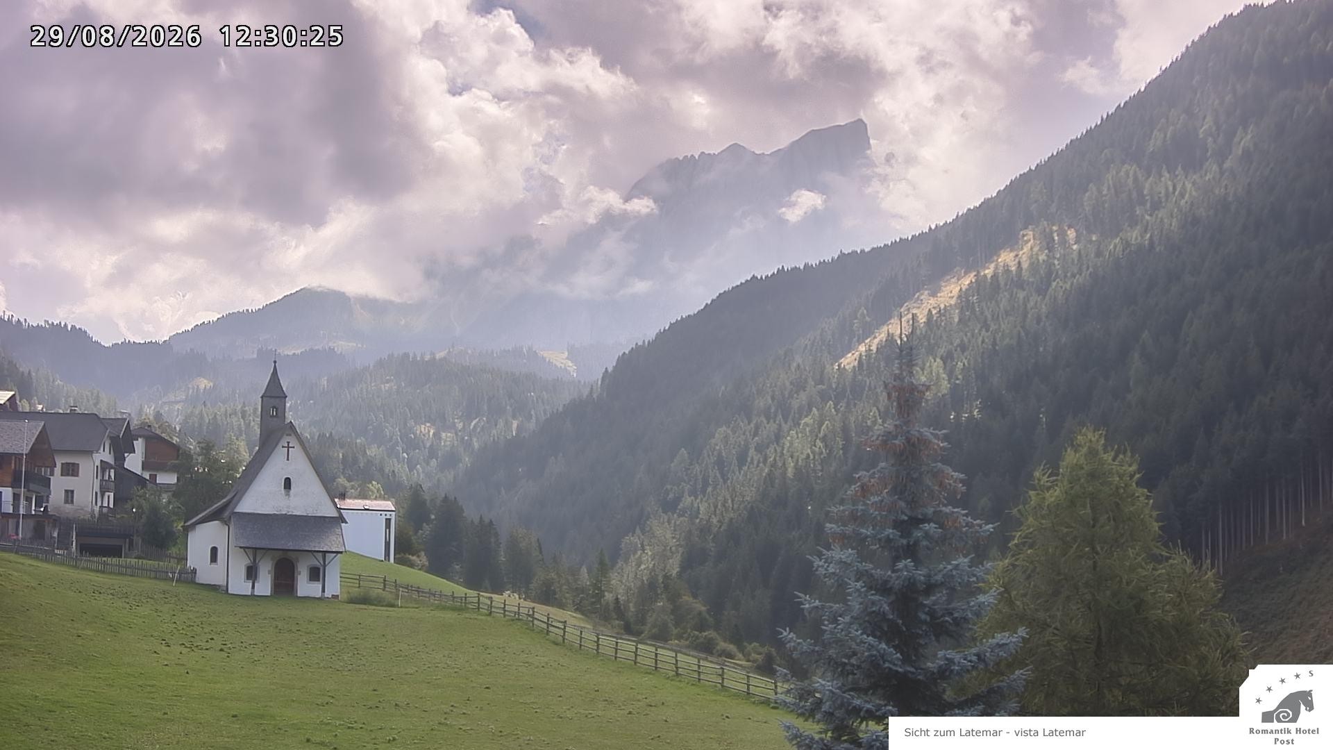 Archived image Webcam Welschnofen: Hotel Post