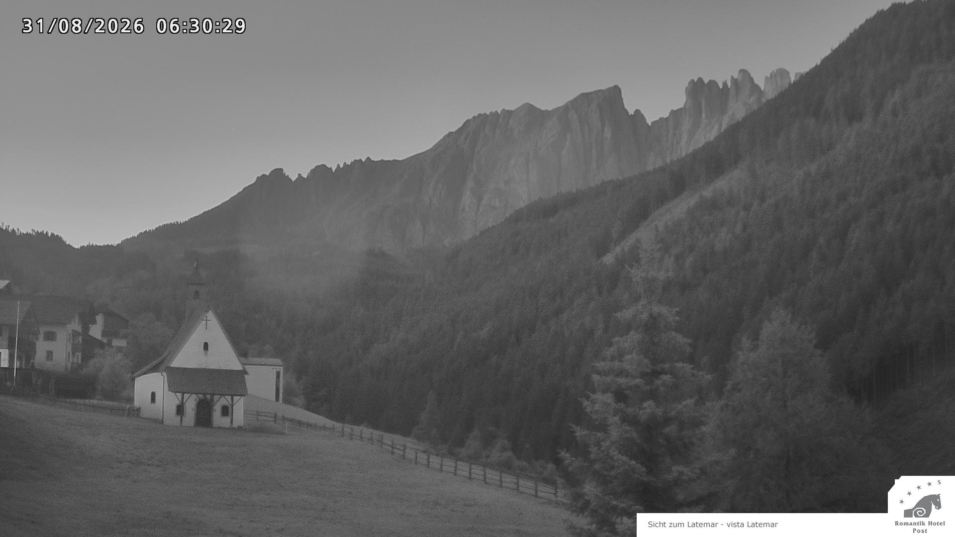 Archived image Webcam Welschnofen: Hotel Post