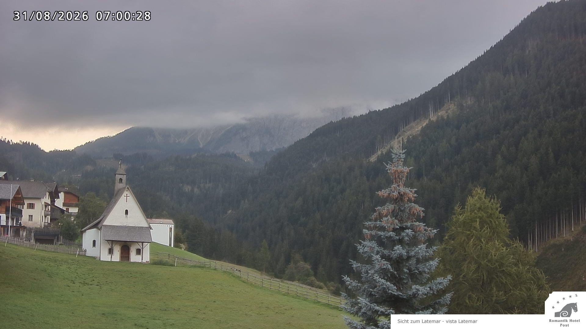 Archived image Webcam Welschnofen: Hotel Post