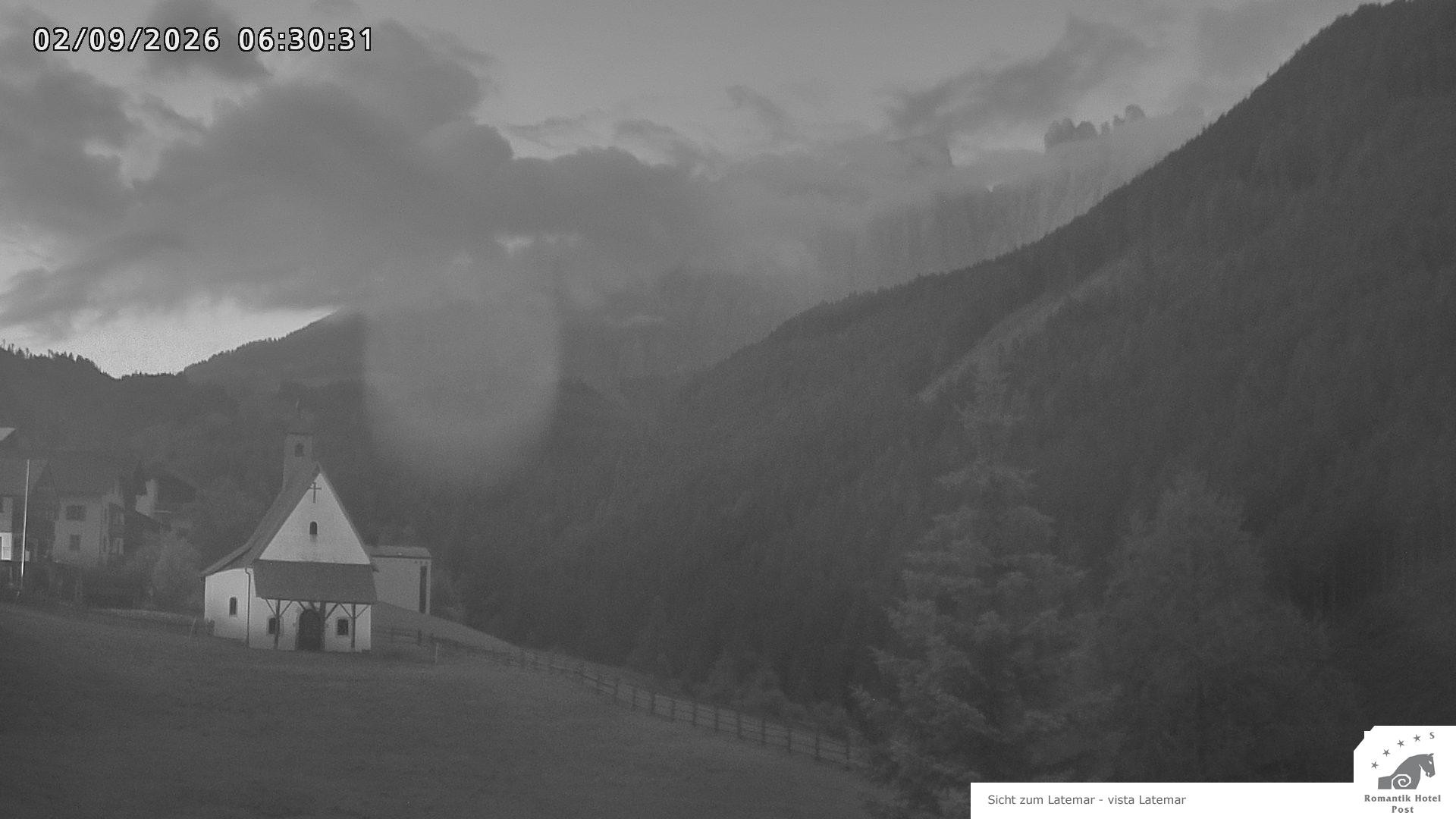 Archived image Webcam Welschnofen: Hotel Post