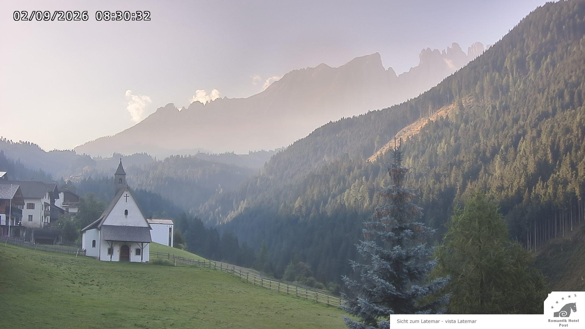 Archived image Webcam Welschnofen: Hotel Post