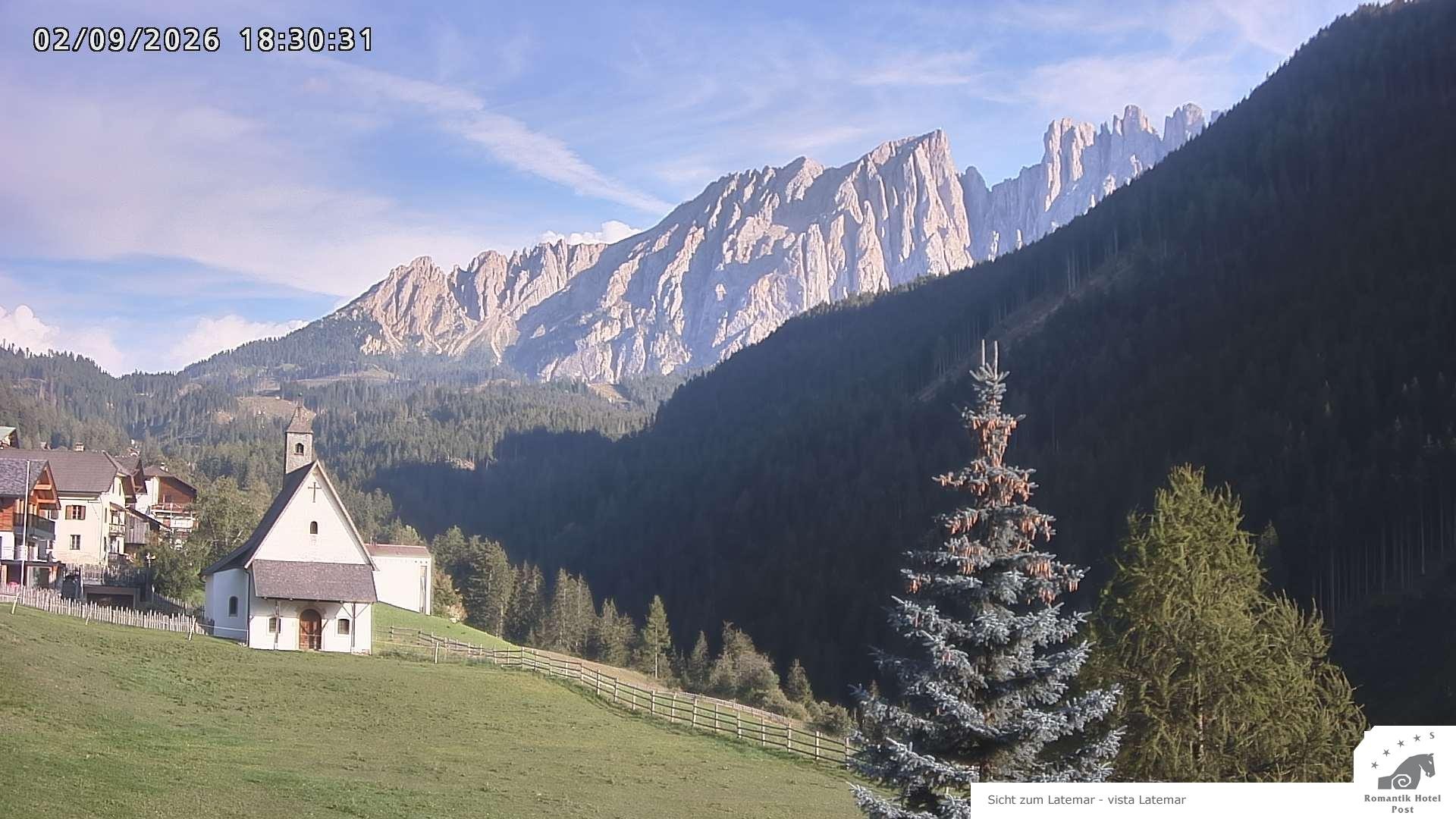 Archived image Webcam Welschnofen: Hotel Post