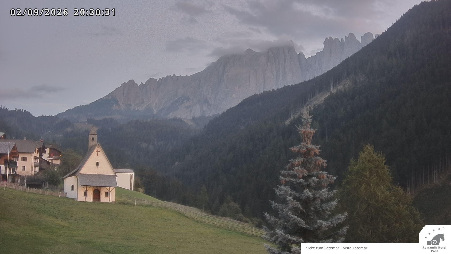 Archived image Webcam Welschnofen: Hotel Post