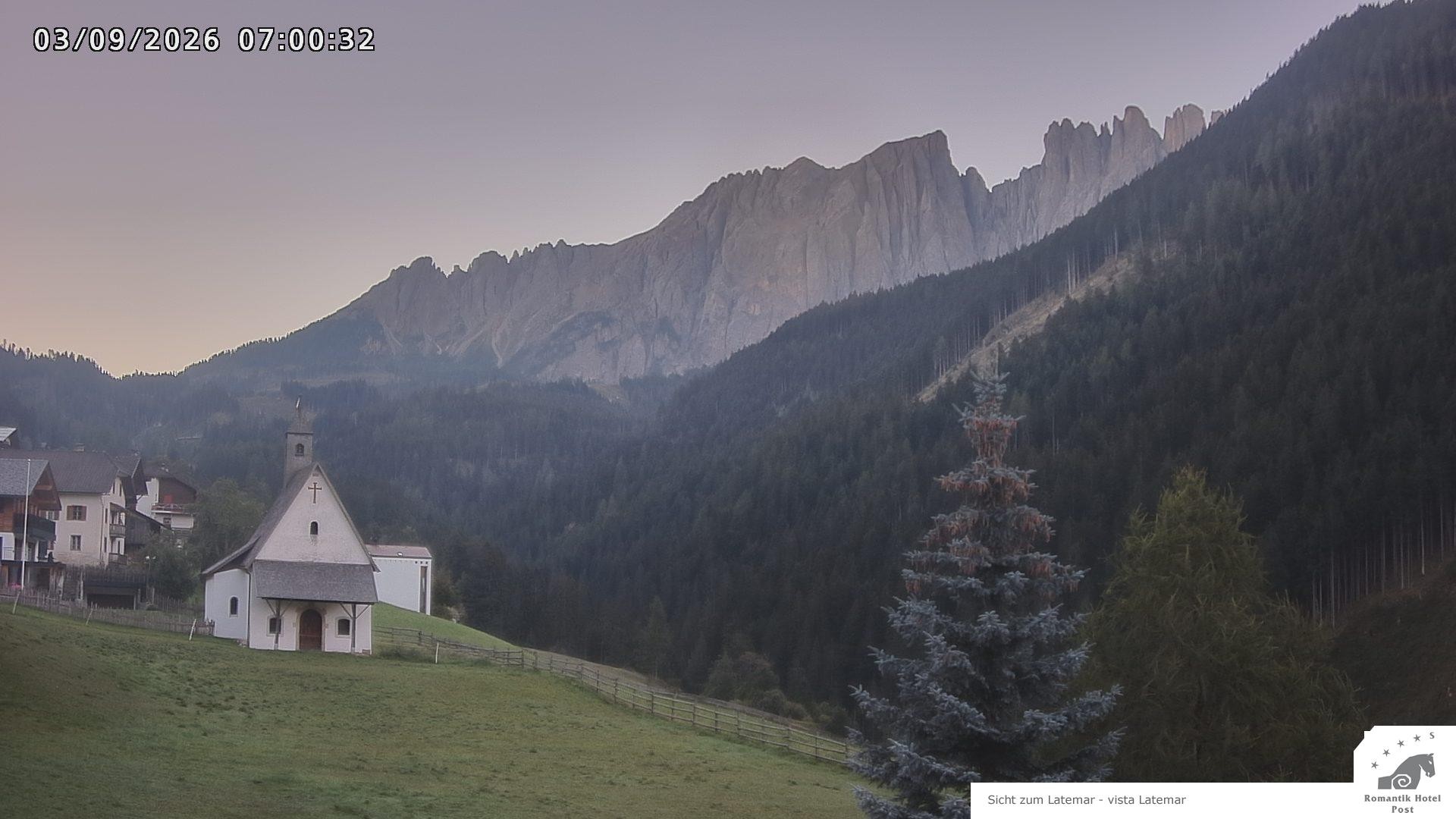 Archiv Foto Webcam Welschnofen: Romantik Hotel Post