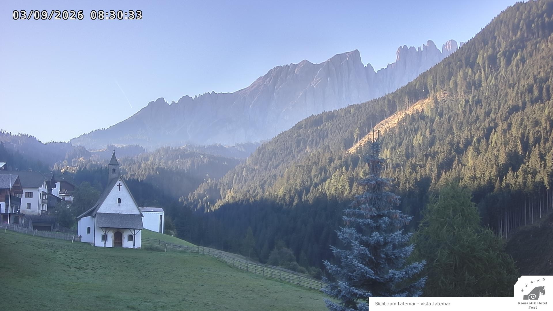 Archiv Foto Webcam Welschnofen: Romantik Hotel Post