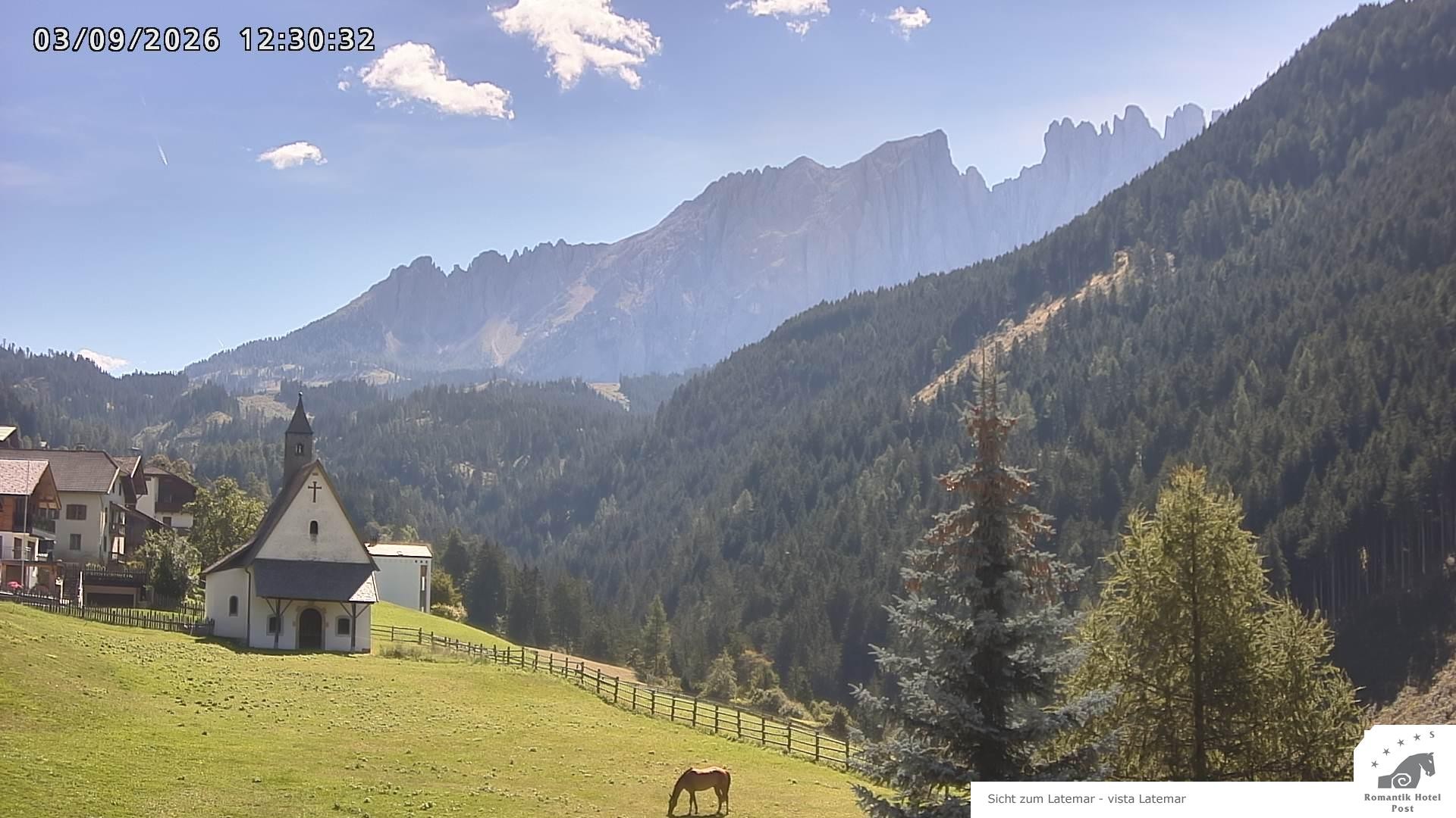Archiv Foto Webcam Welschnofen: Romantik Hotel Post
