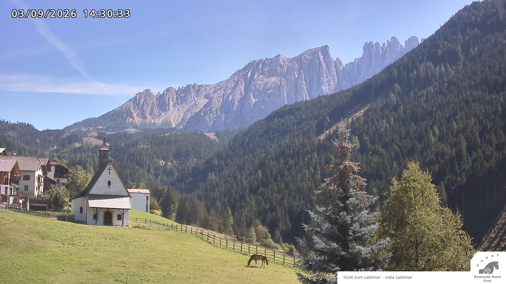 Archiv Foto Webcam Welschnofen: Romantik Hotel Post