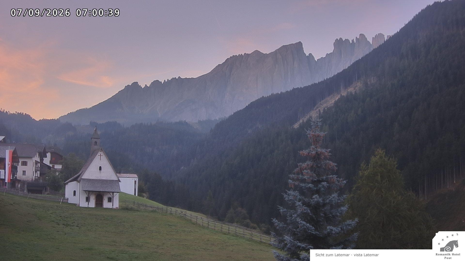 Archiv Foto Webcam Welschnofen: Romantik Hotel Post