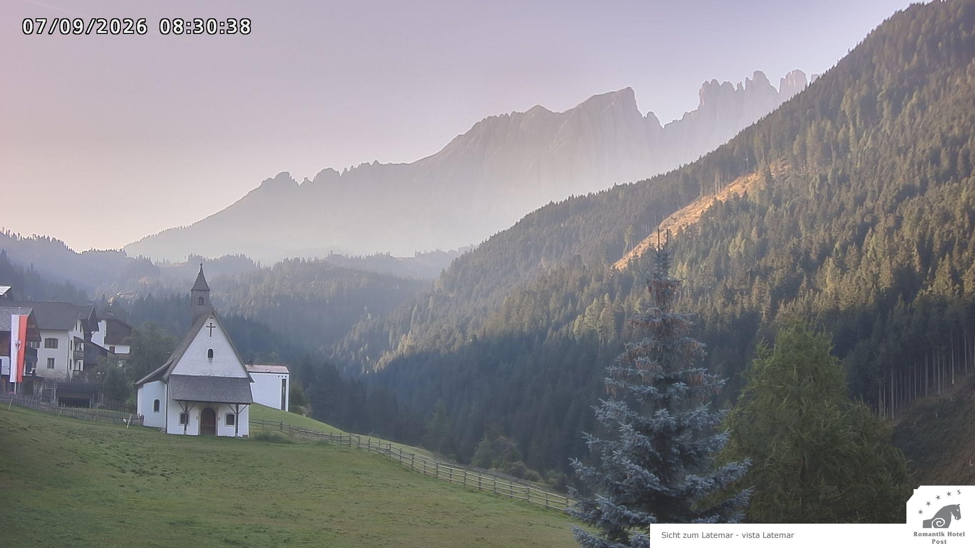 Archiv Foto Webcam Welschnofen: Romantik Hotel Post