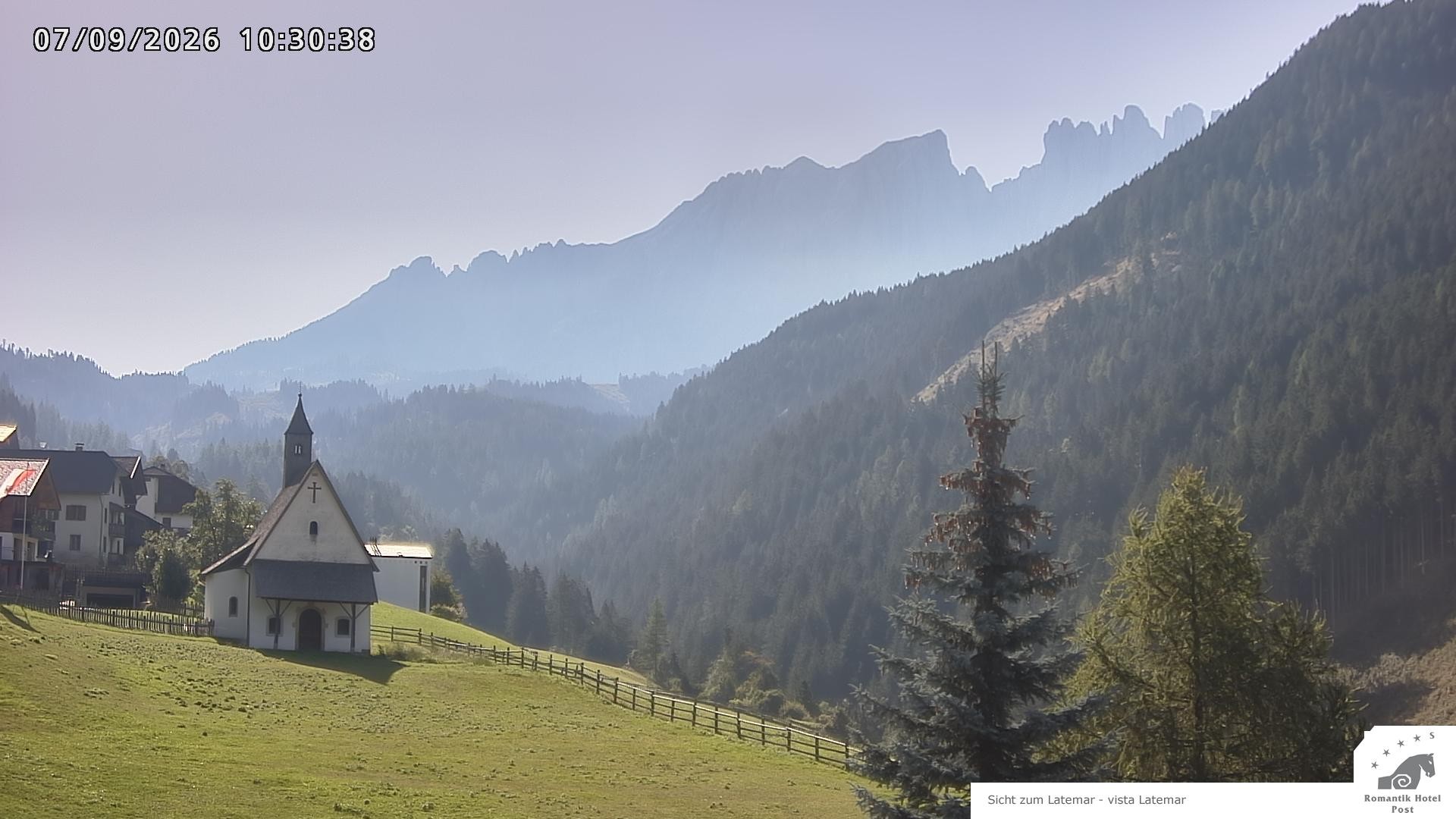 Archiv Foto Webcam Welschnofen: Romantik Hotel Post