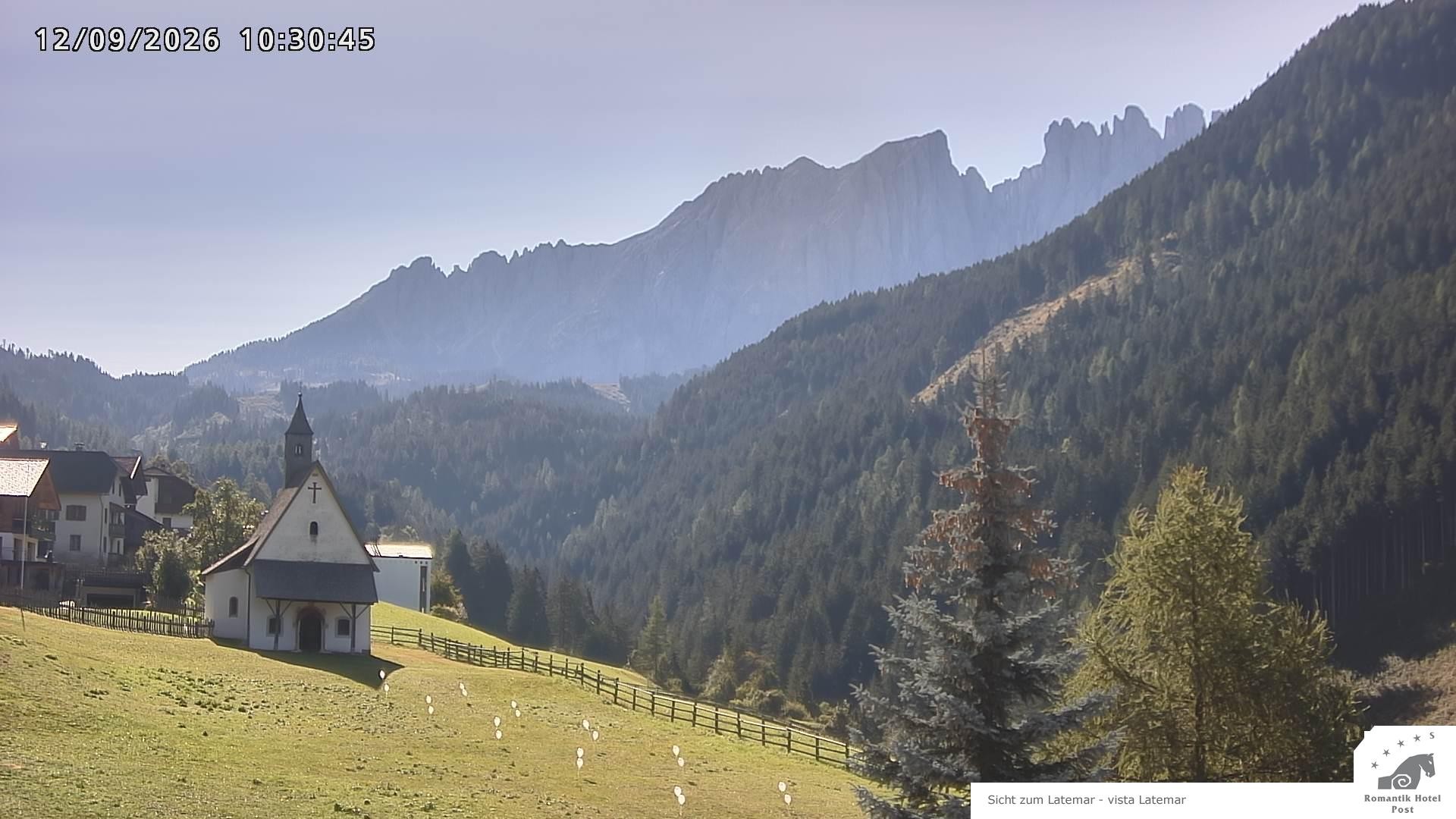 Archiv Foto Webcam Welschnofen: Romantik Hotel Post