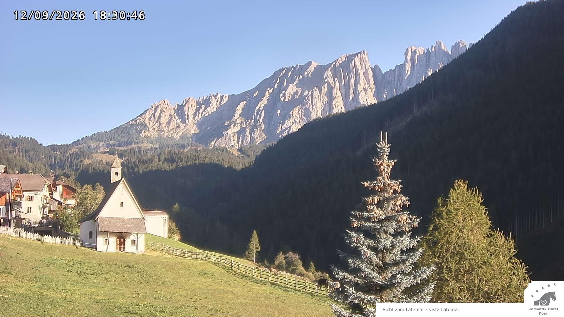 Archiv Foto Webcam Welschnofen: Romantik Hotel Post