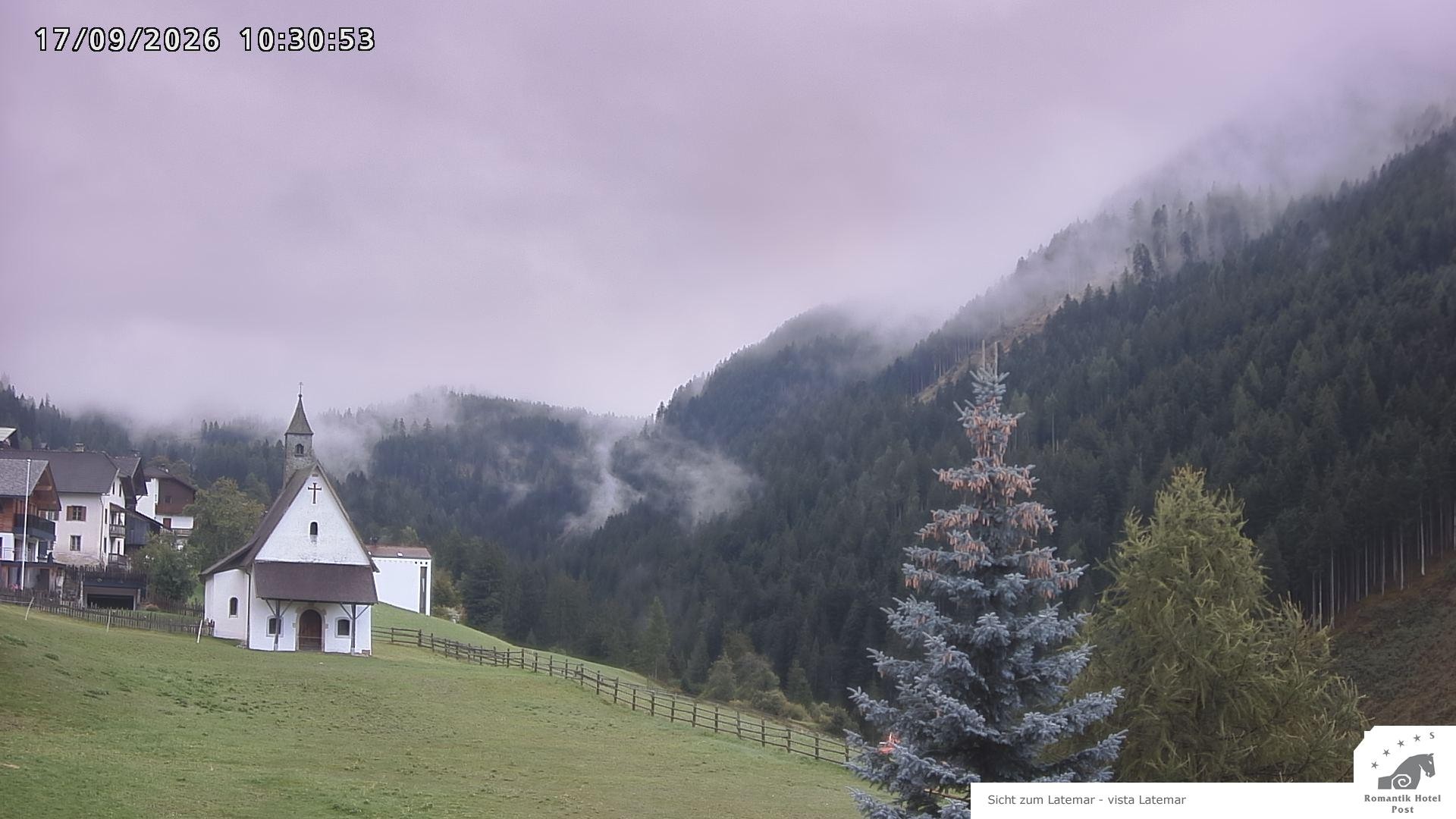 Archiv Foto Webcam Welschnofen: Romantik Hotel Post