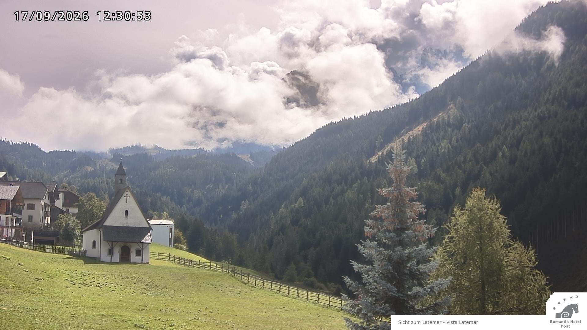 Archiv Foto Webcam Welschnofen: Romantik Hotel Post