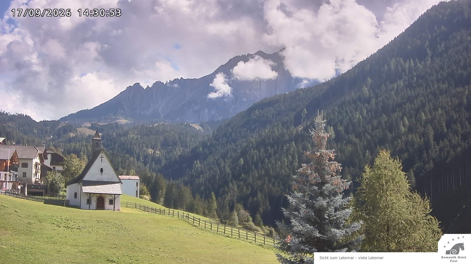Archiv Foto Webcam Welschnofen: Romantik Hotel Post