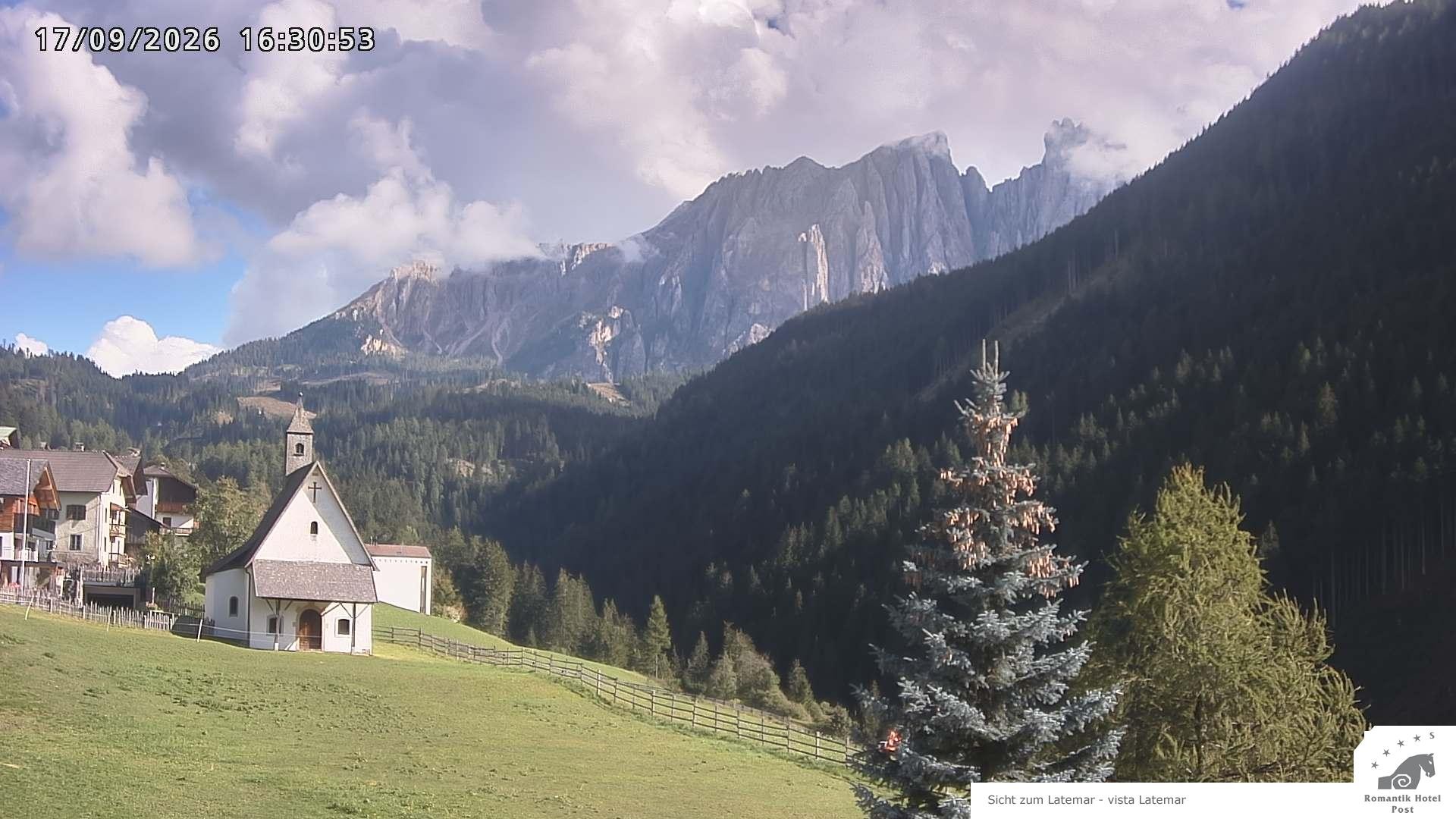 Archiv Foto Webcam Welschnofen: Romantik Hotel Post