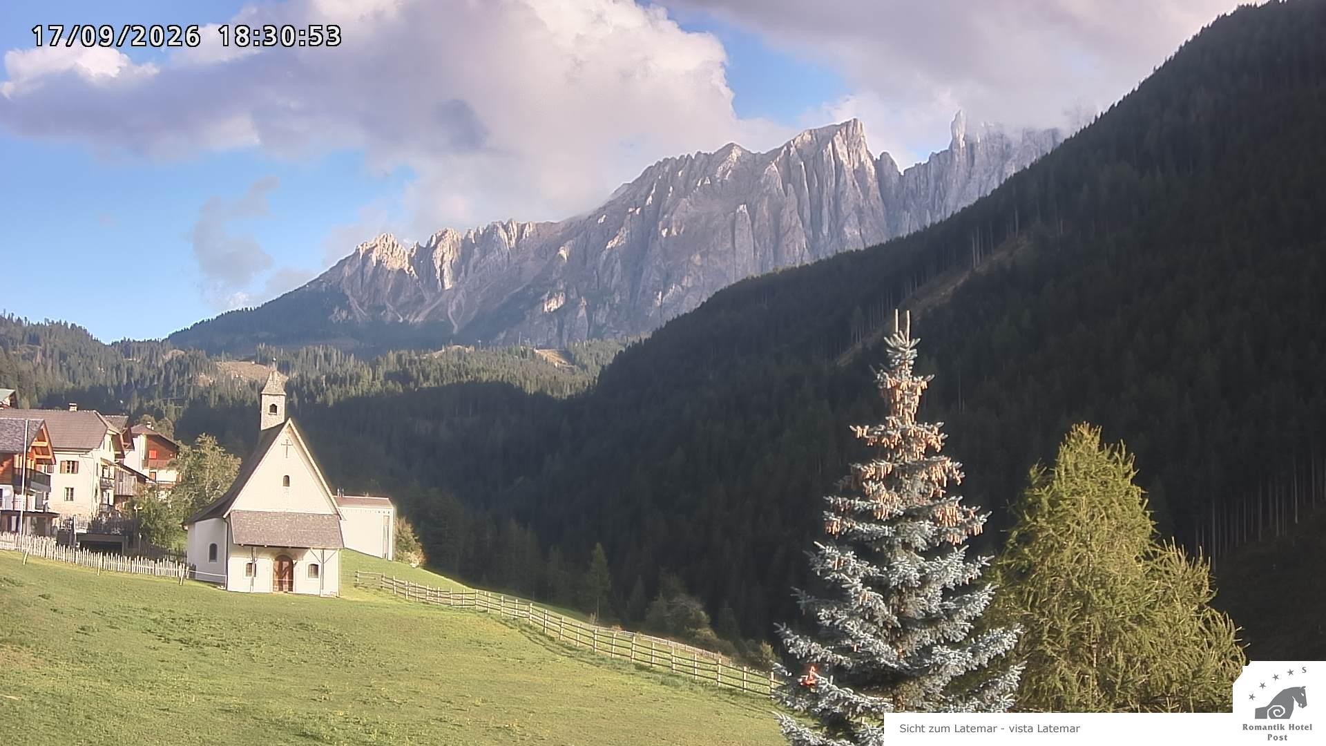 Archiv Foto Webcam Welschnofen: Romantik Hotel Post
