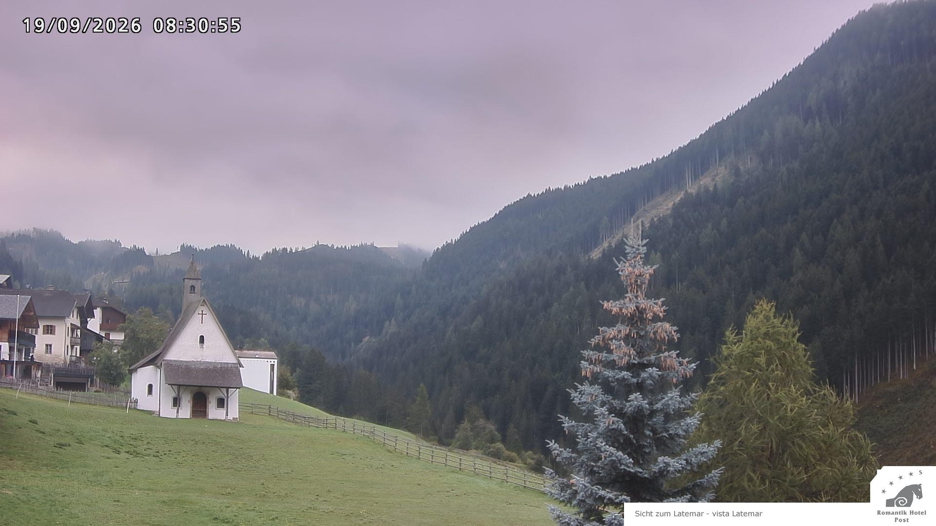 Archived image Webcam Welschnofen: Hotel Post