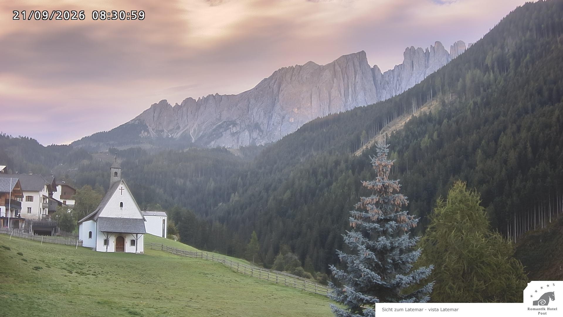 Archiv Foto Webcam Welschnofen: Romantik Hotel Post