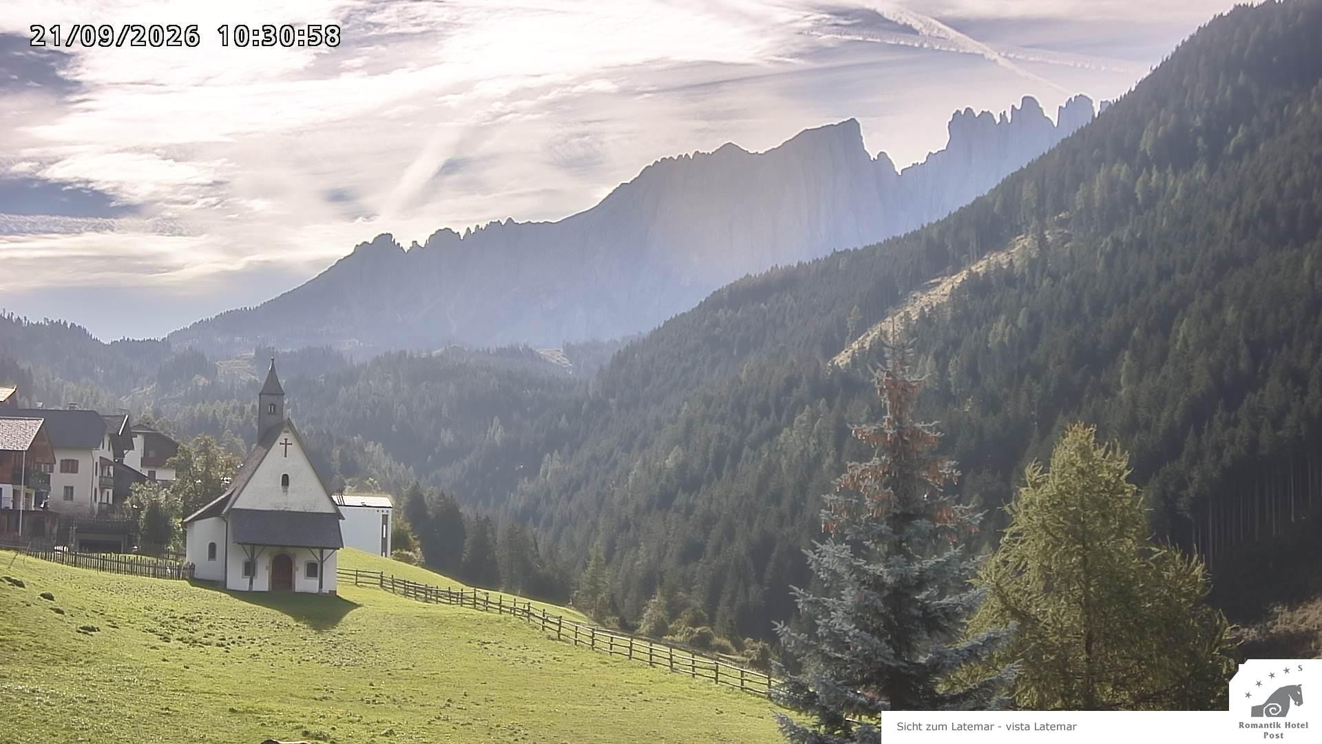 Archiv Foto Webcam Welschnofen: Romantik Hotel Post