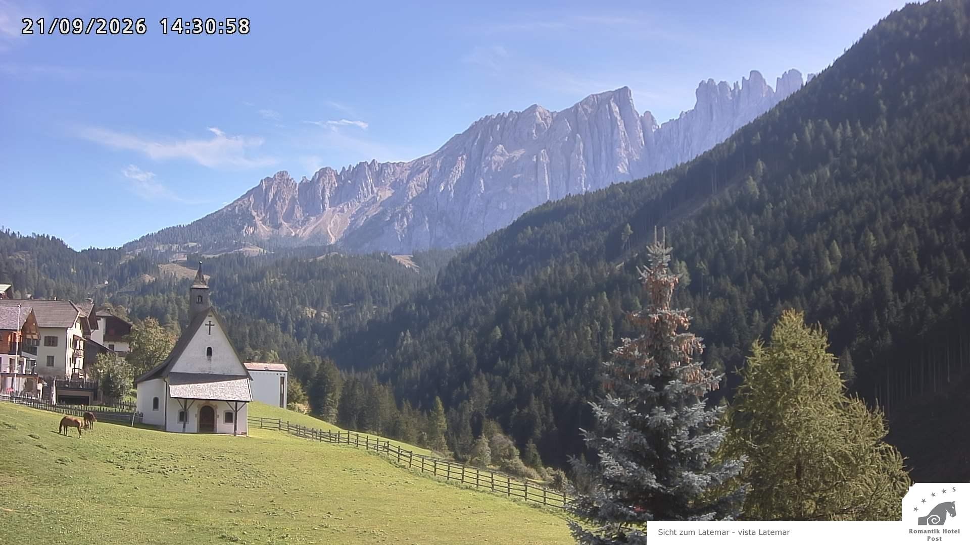 Archiv Foto Webcam Welschnofen: Romantik Hotel Post