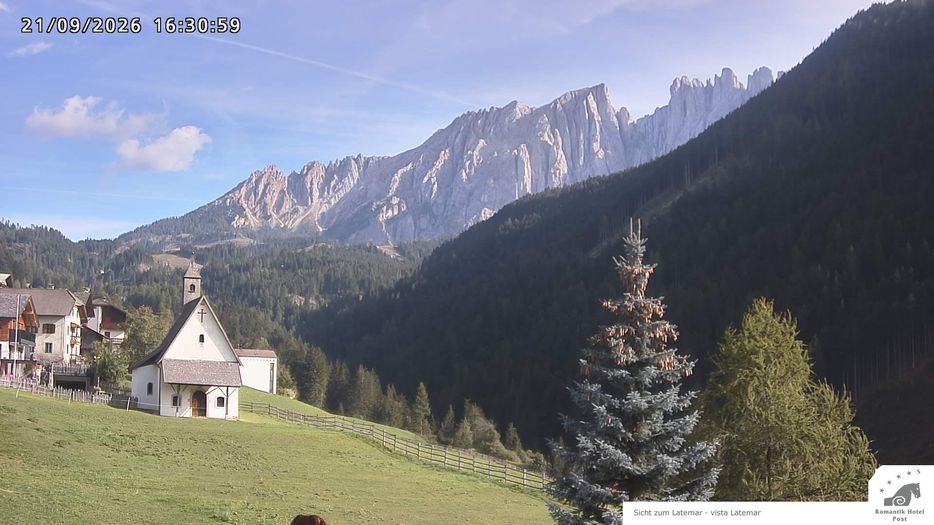 Archiv Foto Webcam Welschnofen: Romantik Hotel Post