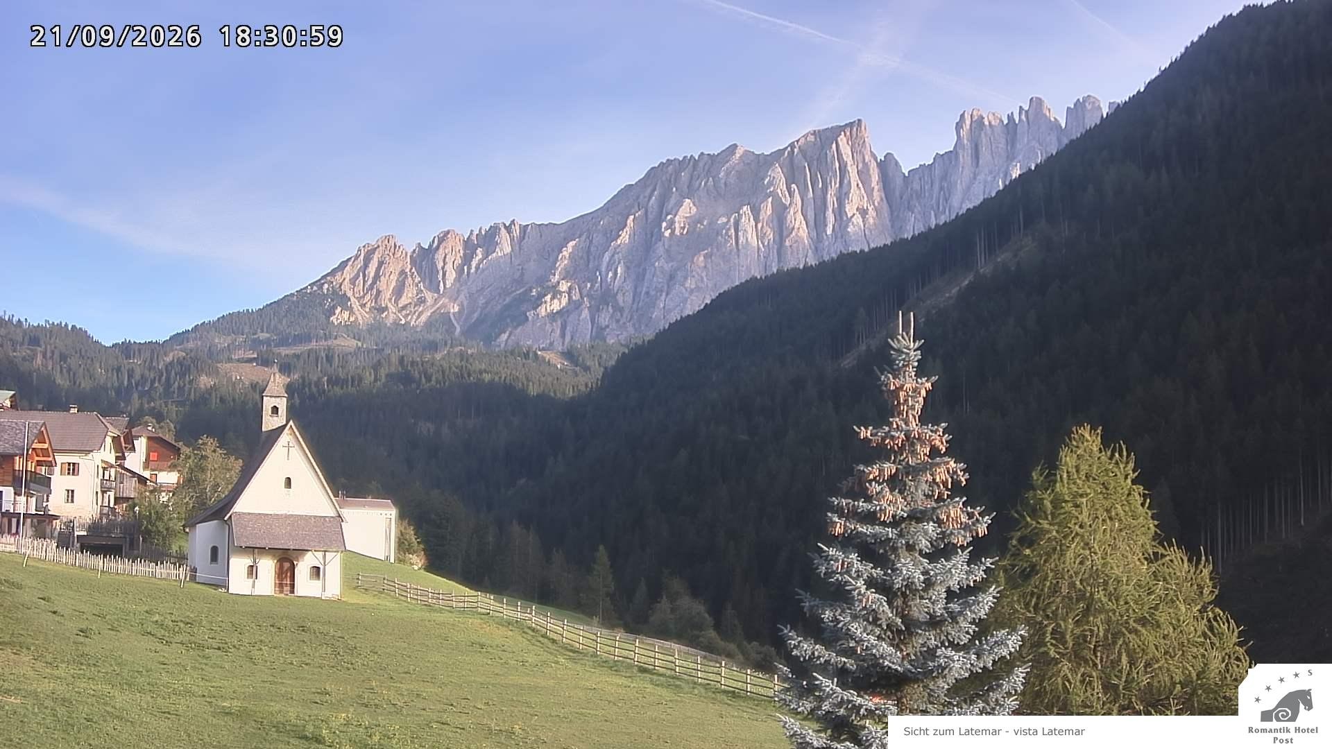 Archiv Foto Webcam Welschnofen: Romantik Hotel Post