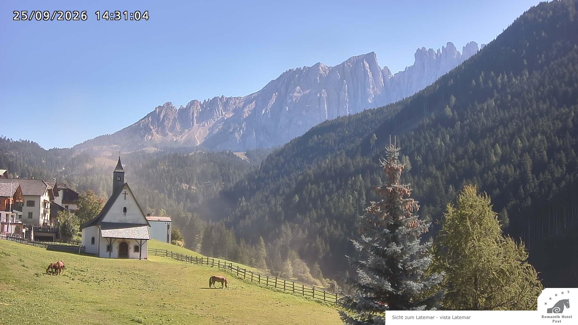 Archiv Foto Webcam Welschnofen: Romantik Hotel Post