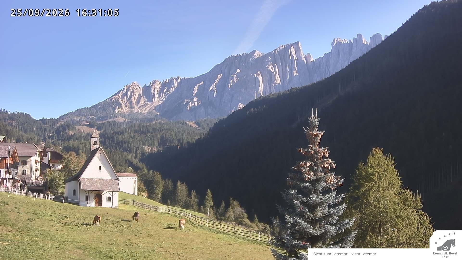 Archiv Foto Webcam Welschnofen: Romantik Hotel Post