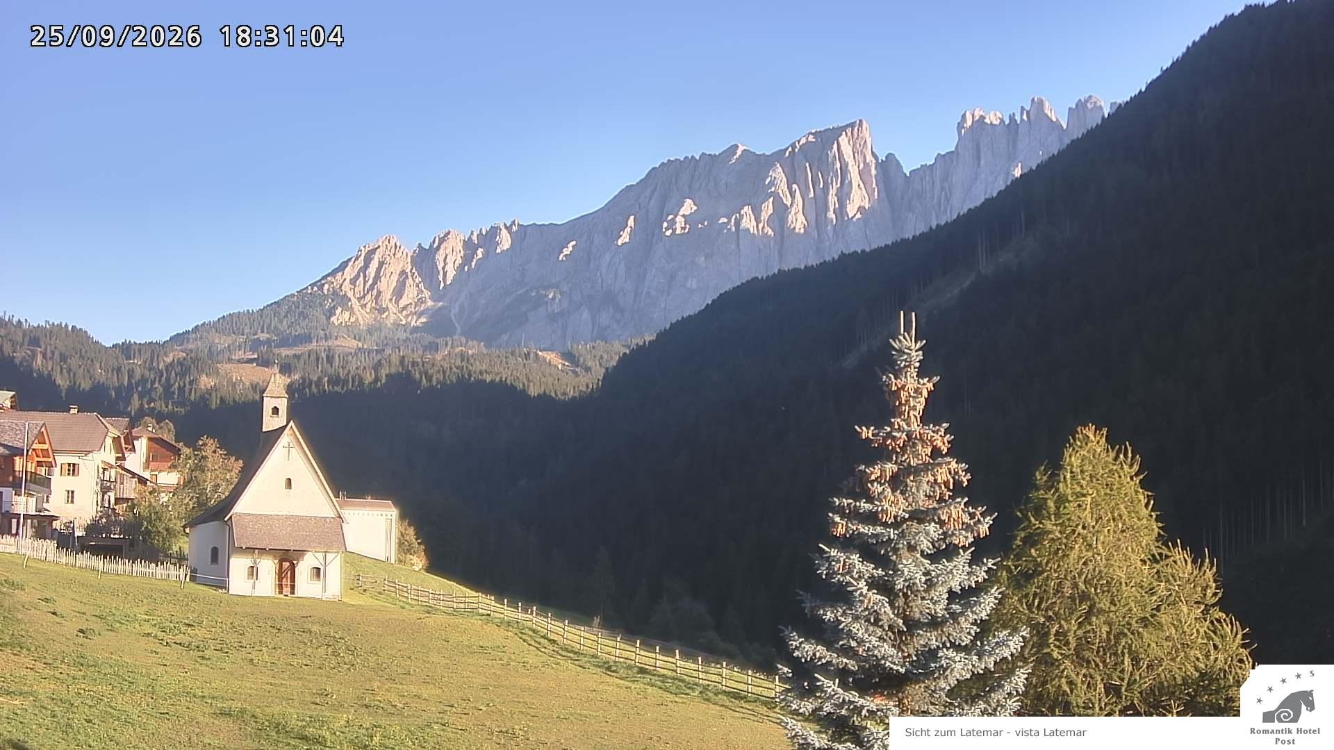 Archiv Foto Webcam Welschnofen: Romantik Hotel Post