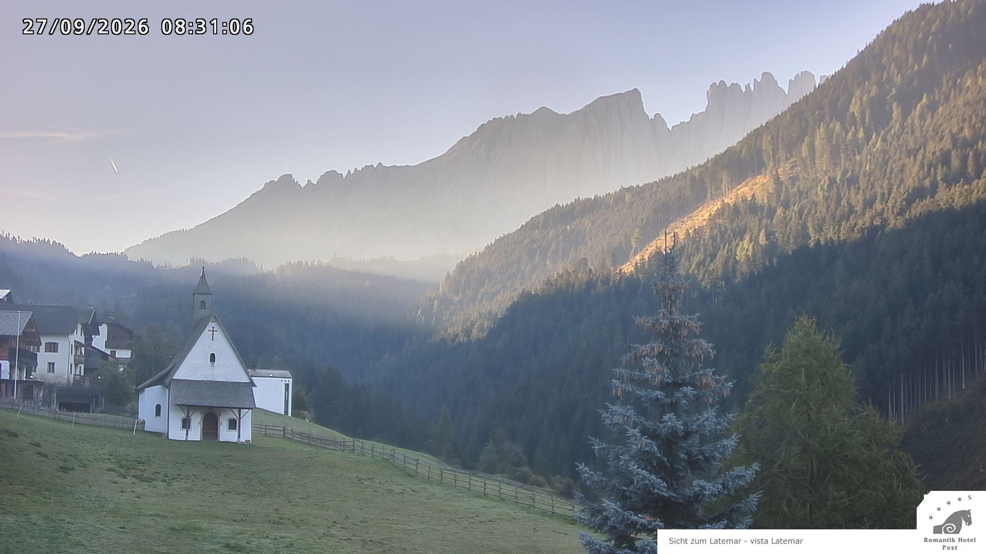 Archiv Foto Webcam Welschnofen: Romantik Hotel Post