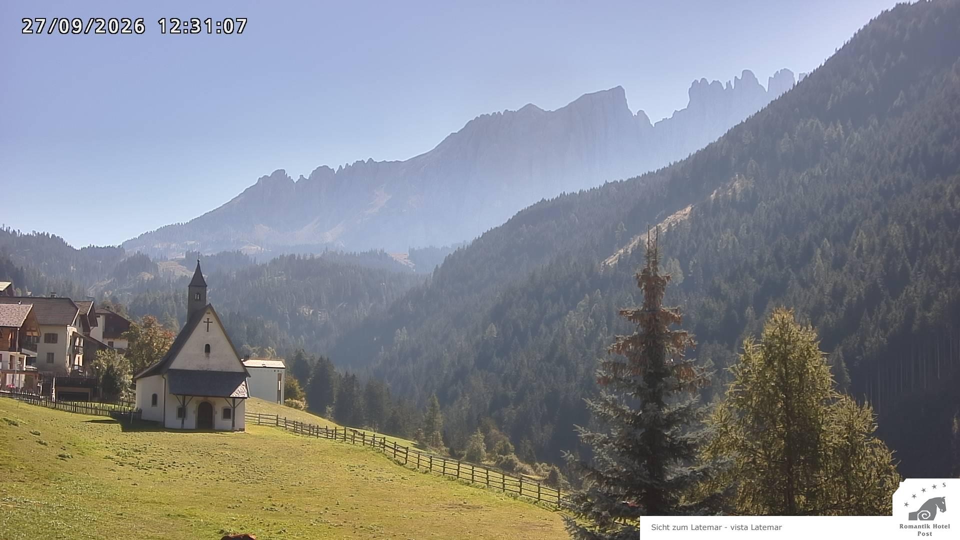 Archiv Foto Webcam Welschnofen: Romantik Hotel Post
