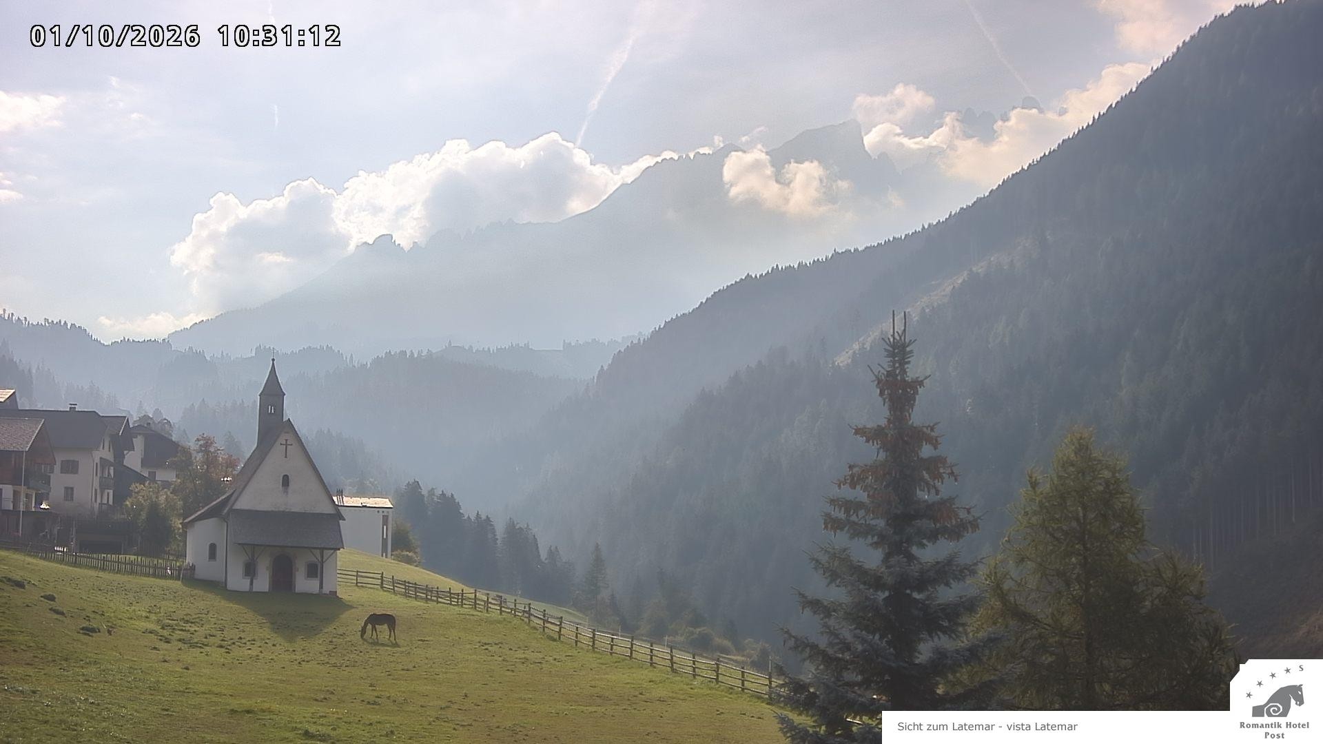 Archiv Foto Webcam Welschnofen: Romantik Hotel Post