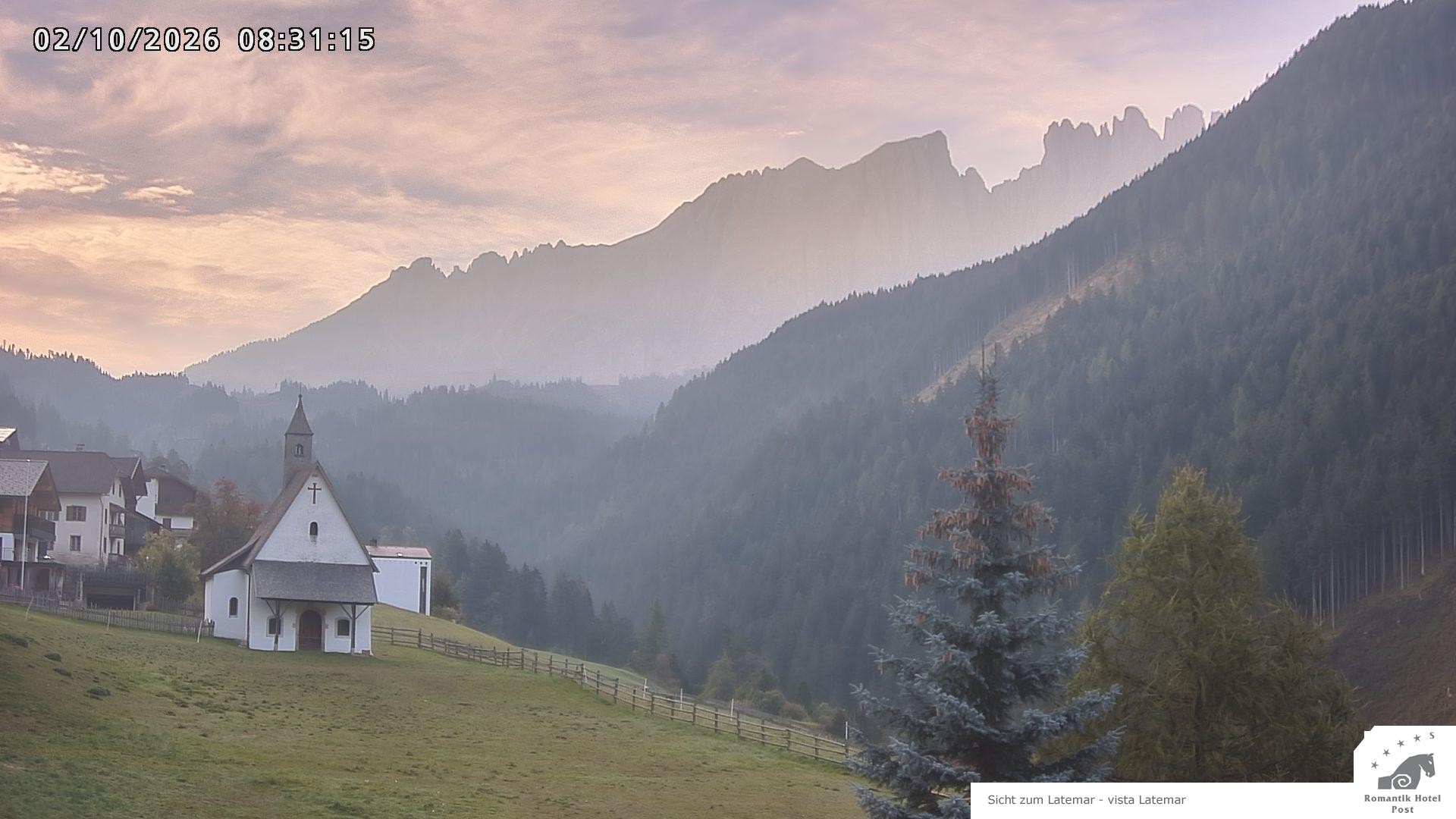 Archived image Webcam Welschnofen: Hotel Post