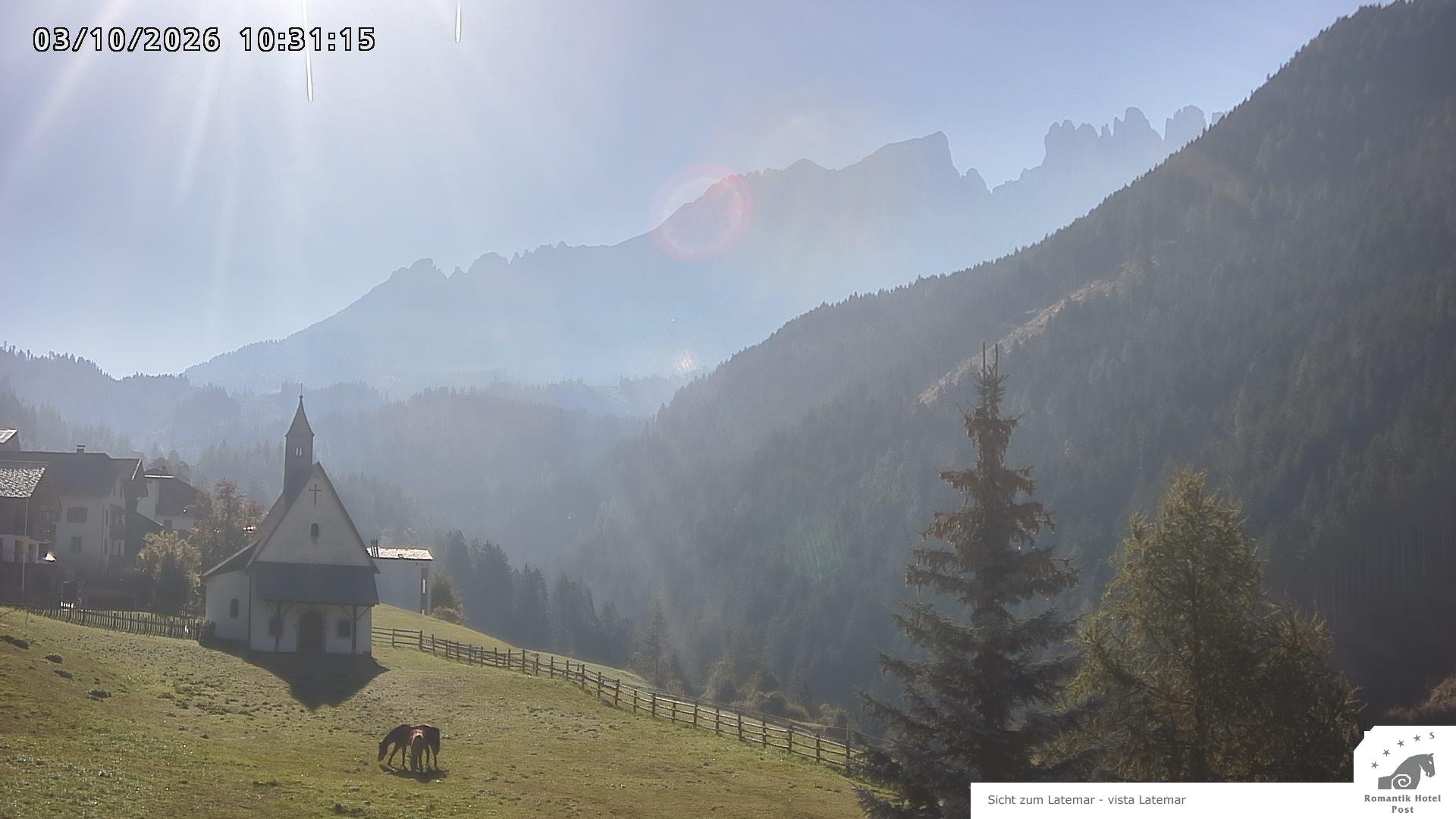 Archived image Webcam Welschnofen: Hotel Post