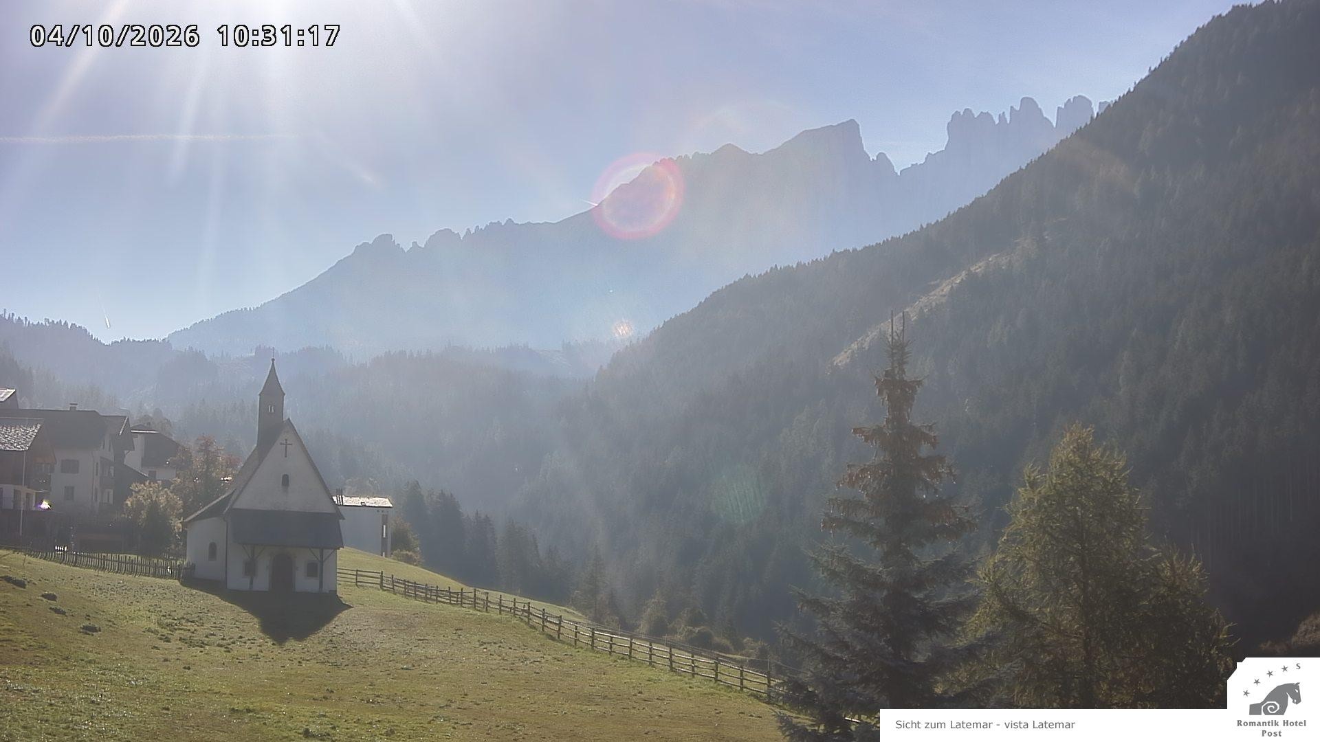 Archived image Webcam Welschnofen: Hotel Post