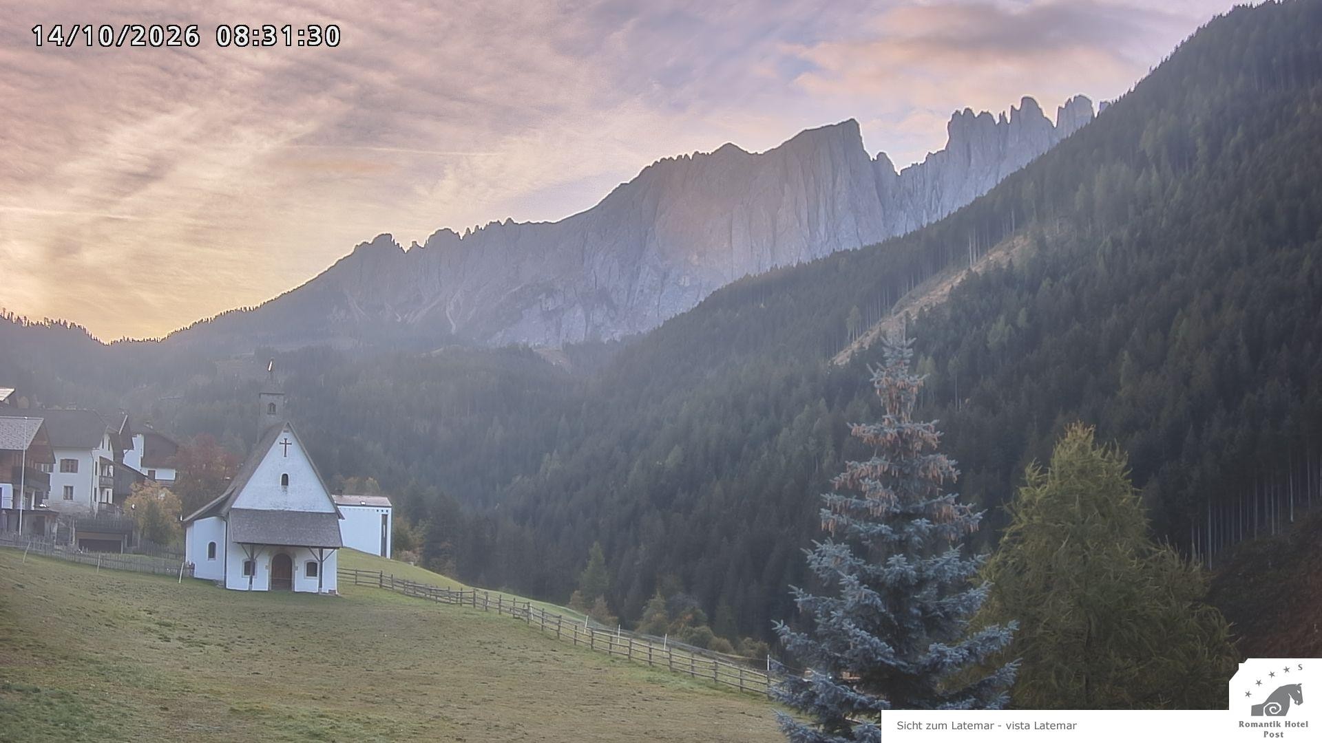 Archived image Webcam Welschnofen: Hotel Post