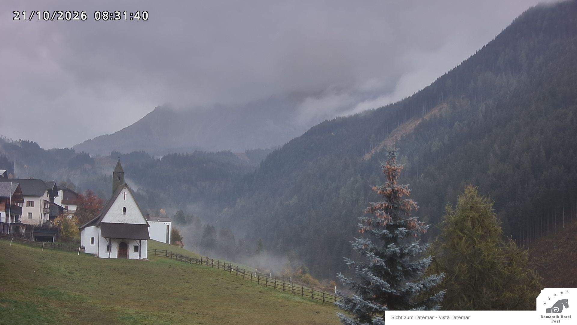 Archived image Webcam Welschnofen: Hotel Post
