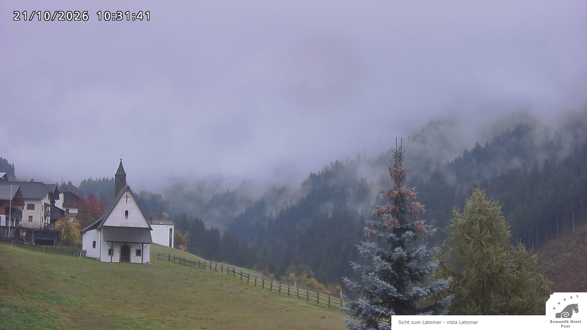 Archived image Webcam Welschnofen: Hotel Post
