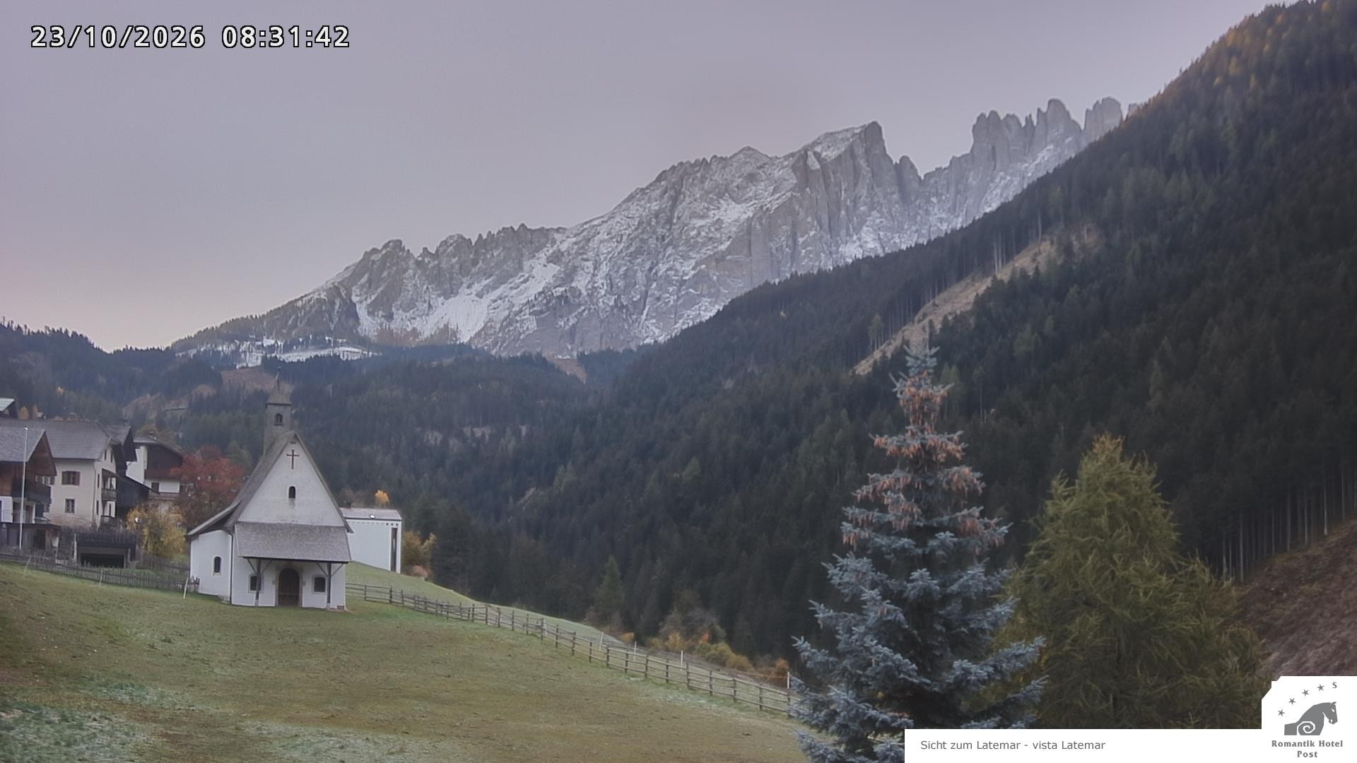 Archived image Webcam Welschnofen: Hotel Post