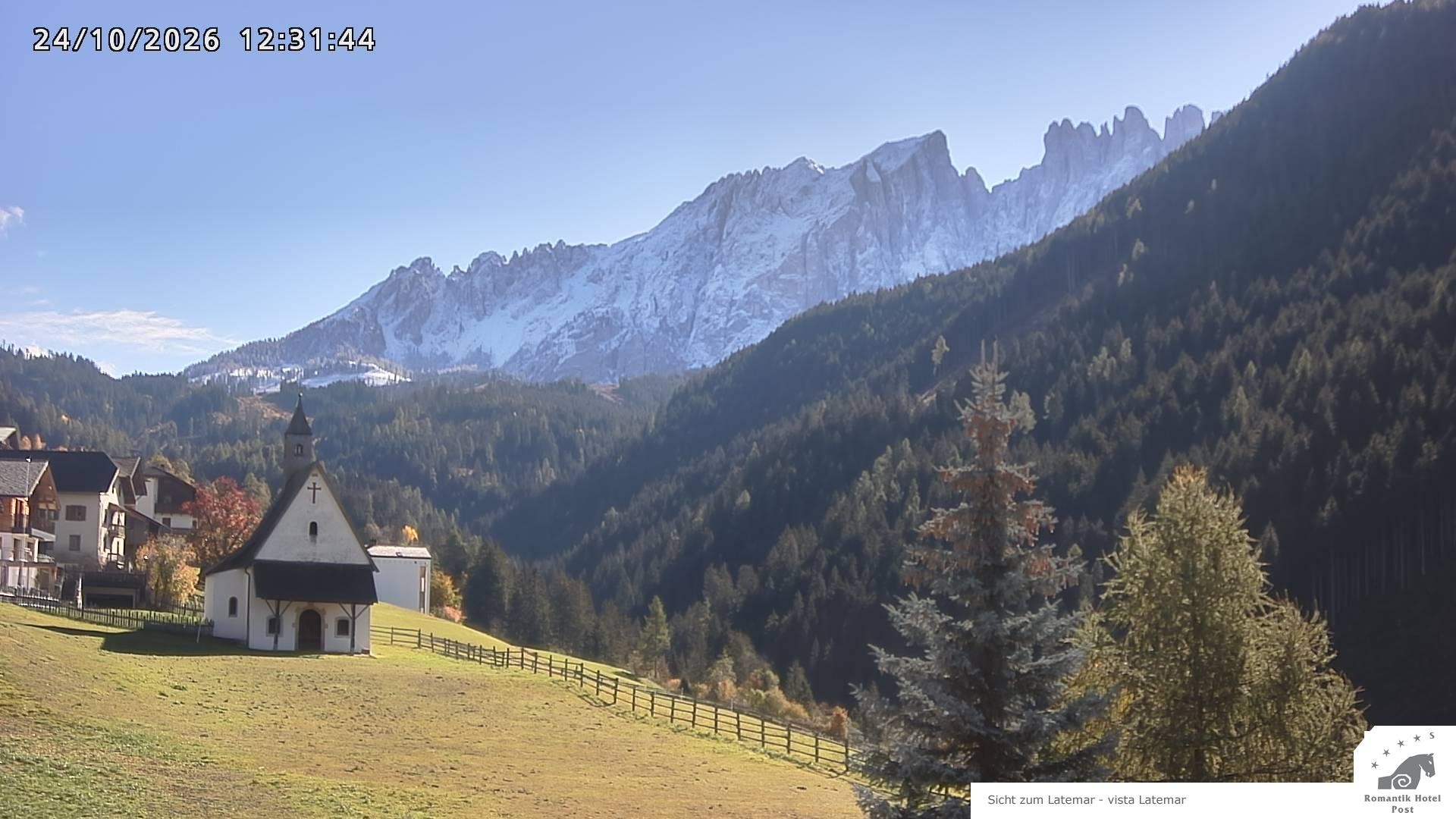 Archiv Foto Webcam Welschnofen: Romantik Hotel Post